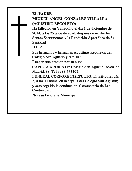 Miguel Ángel González Villalba