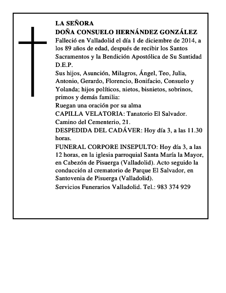 Doña Consuelo Hernández González