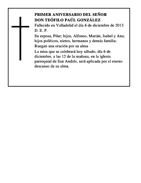 Don Teófilo Paúl González