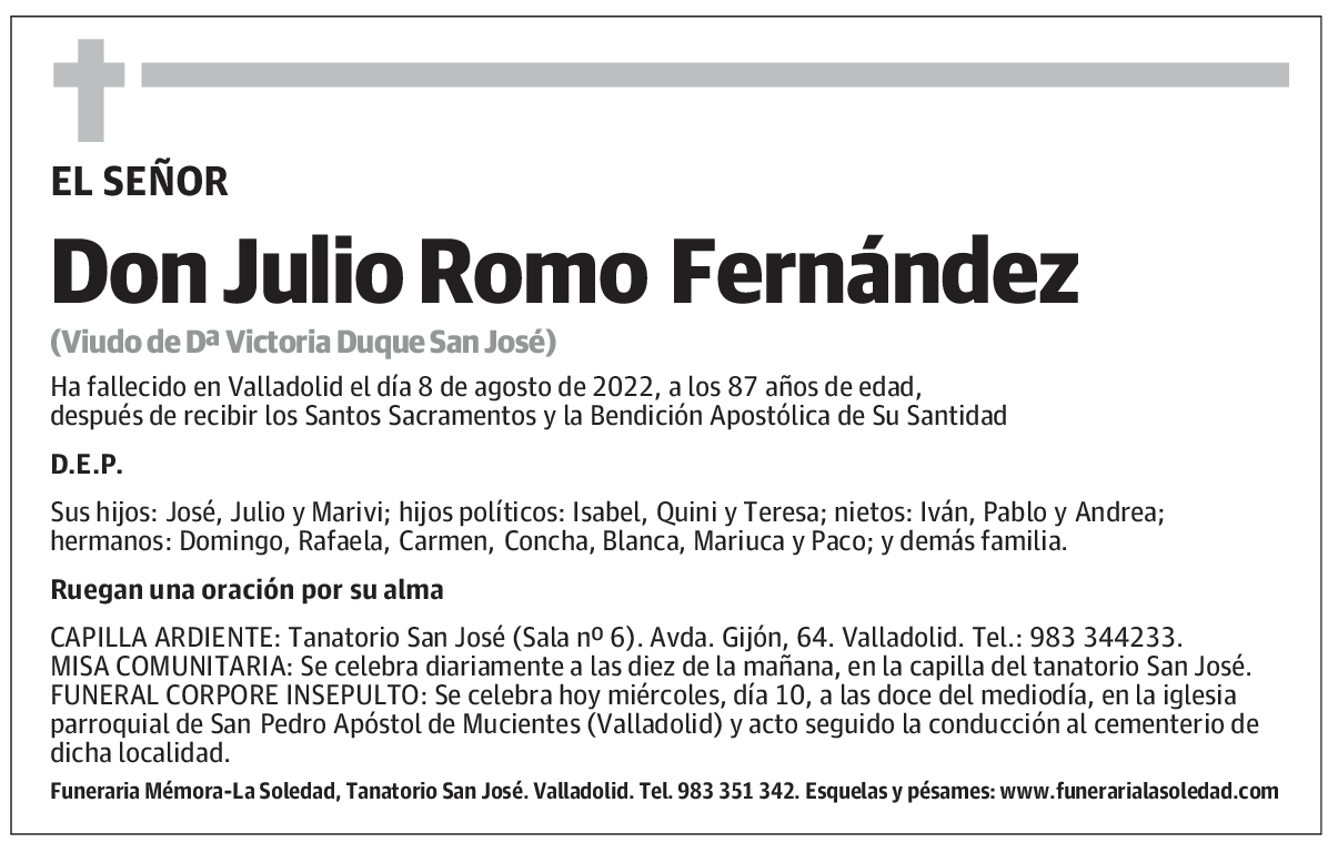 Don Julio Romo Fernández