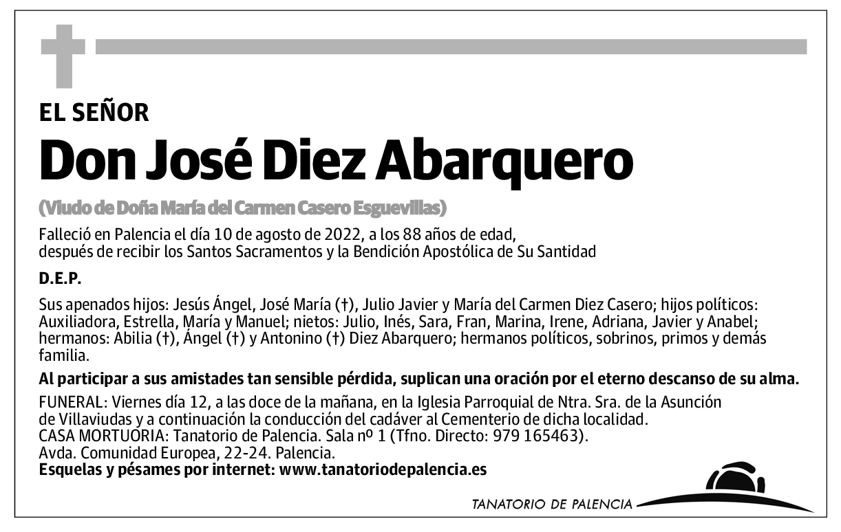 Don José Diez Abarquero