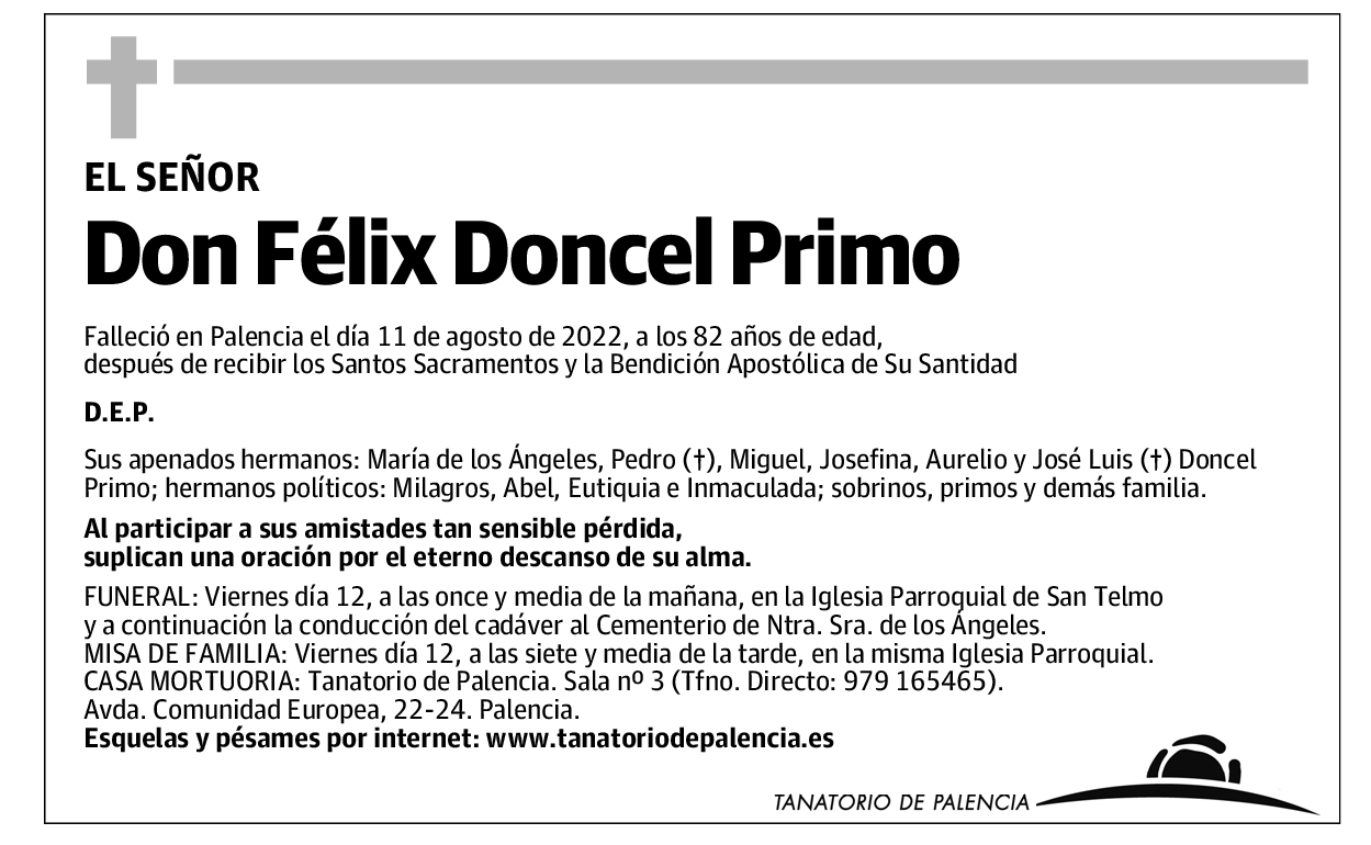 Don Félix Doncel Primo