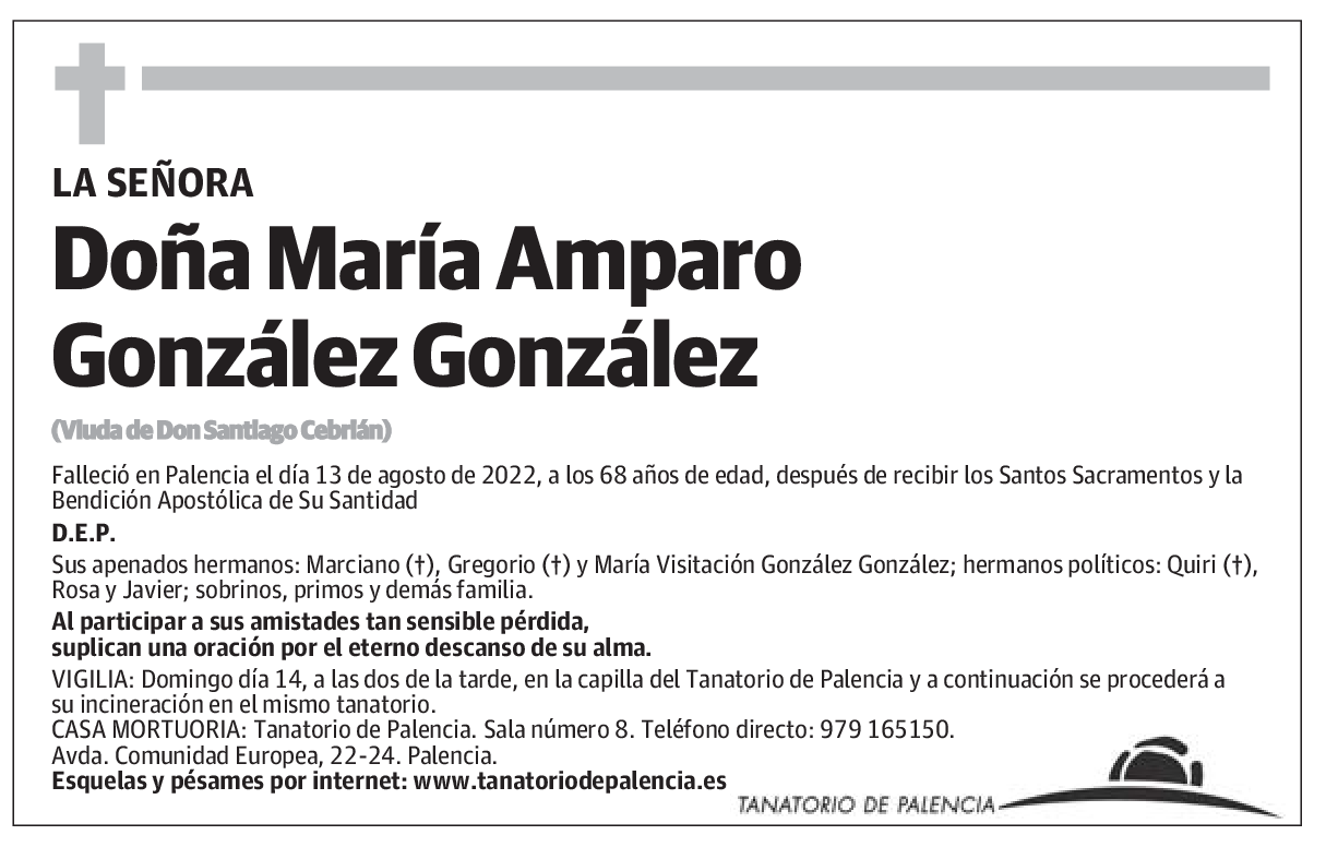 Doña María Amparo González González