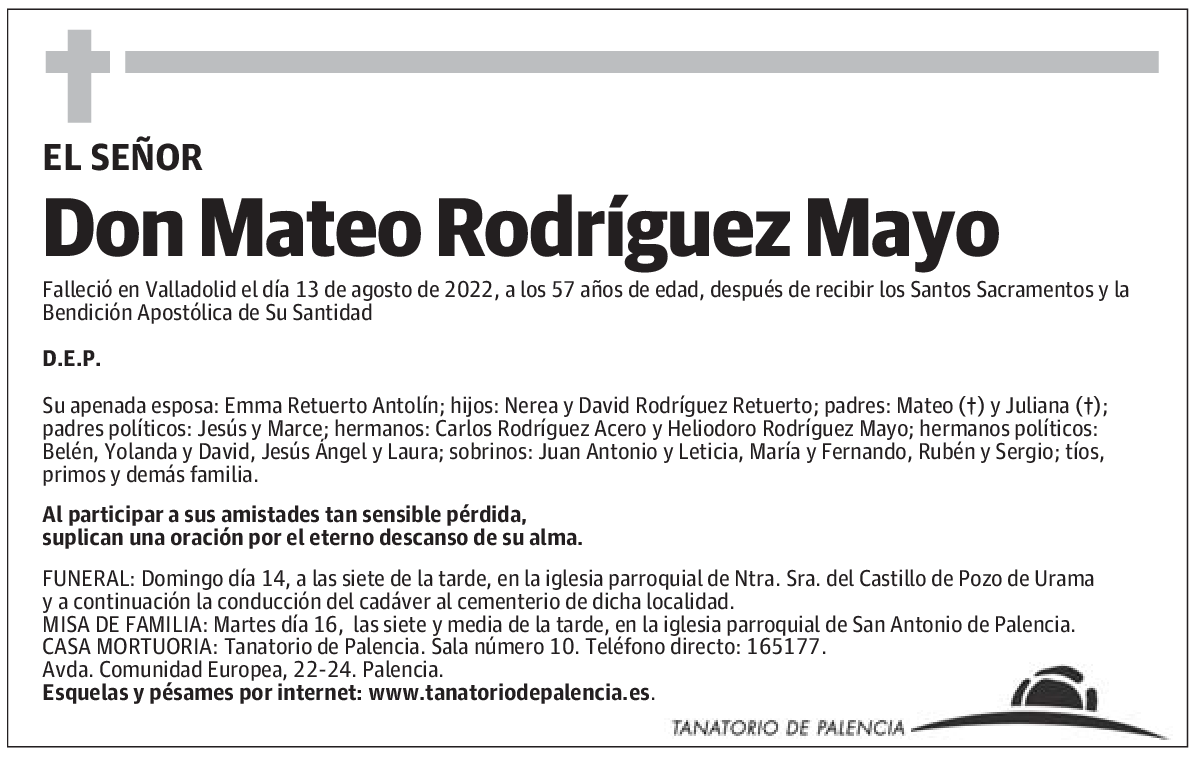 Don Mateo Rodríguez Mayo
