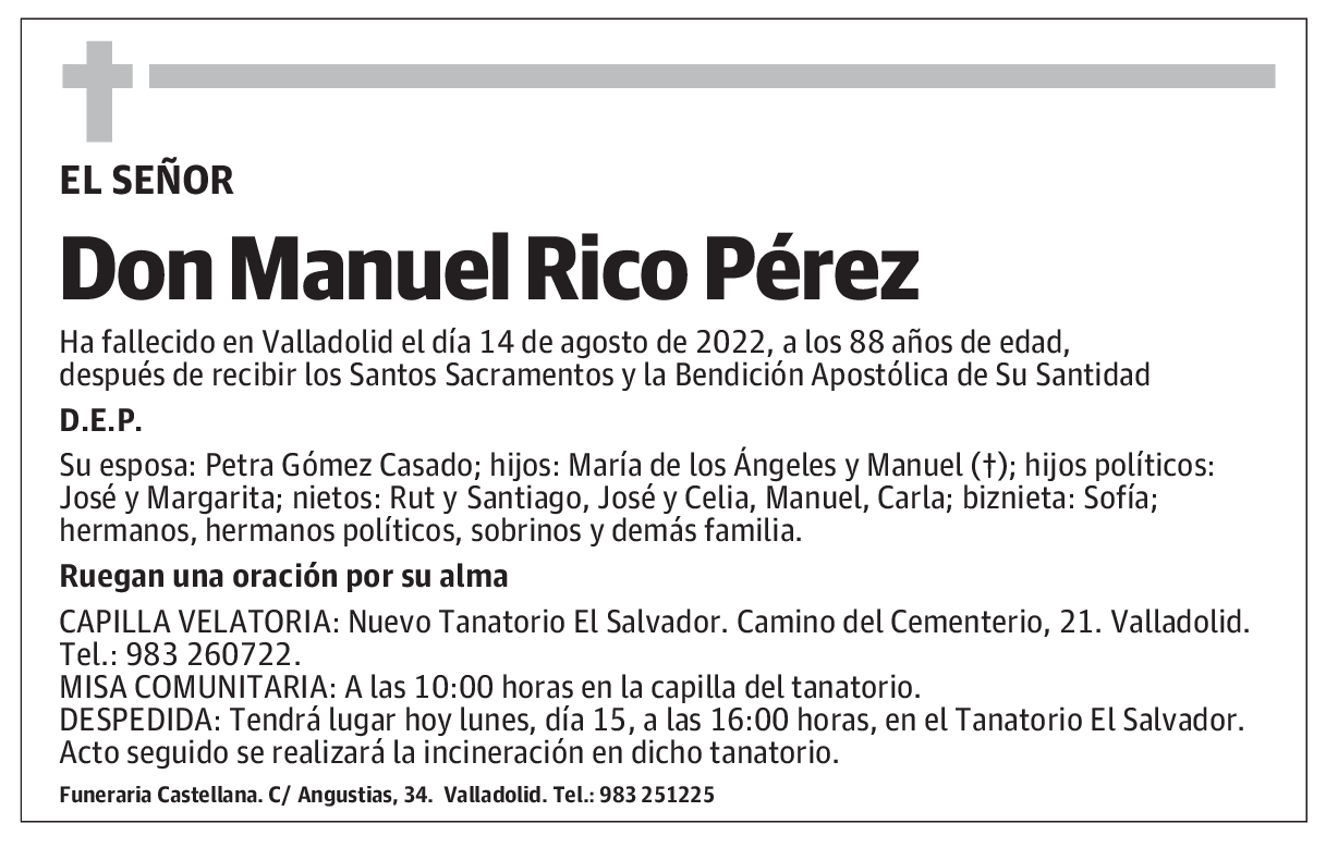 Don Manuel Rico Pérez