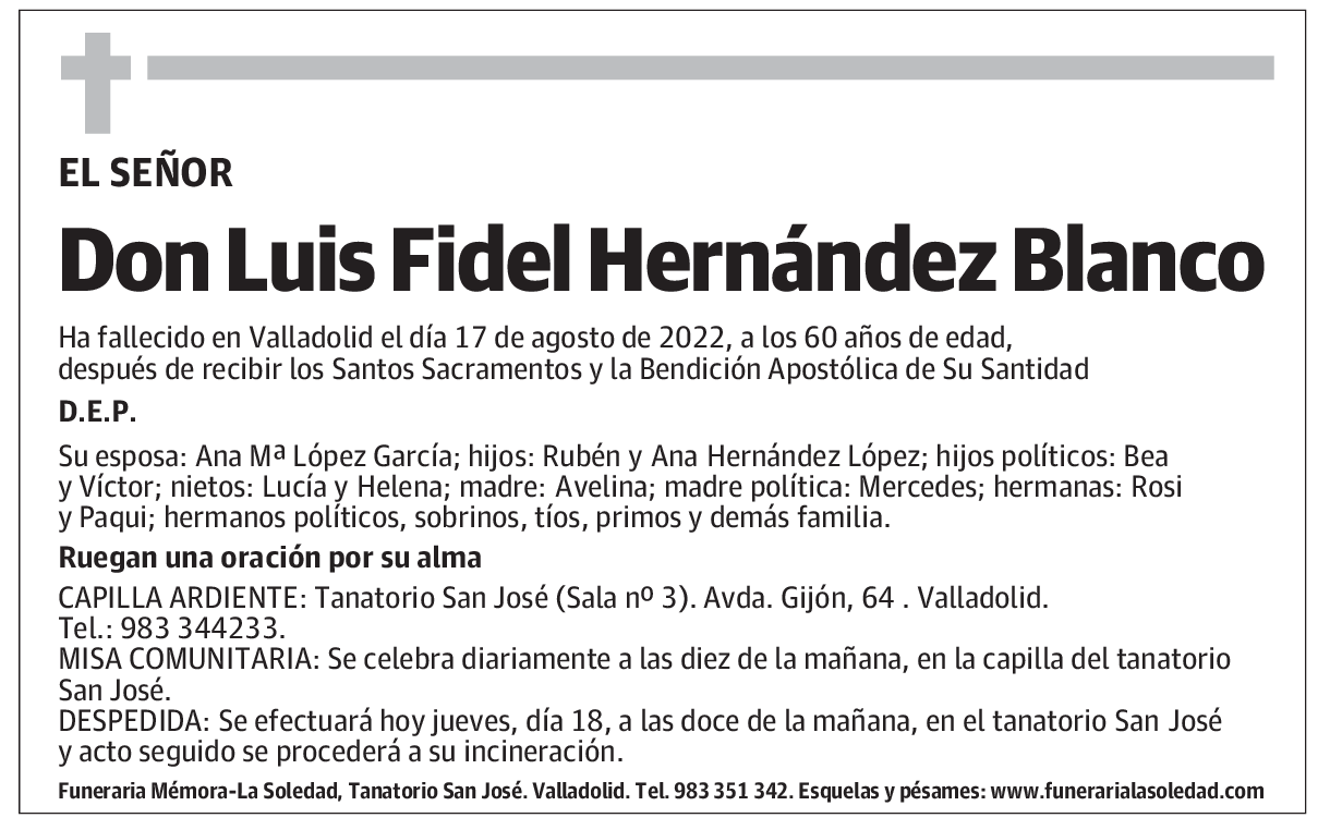 Don Luis Fidel Hernández Blanco
