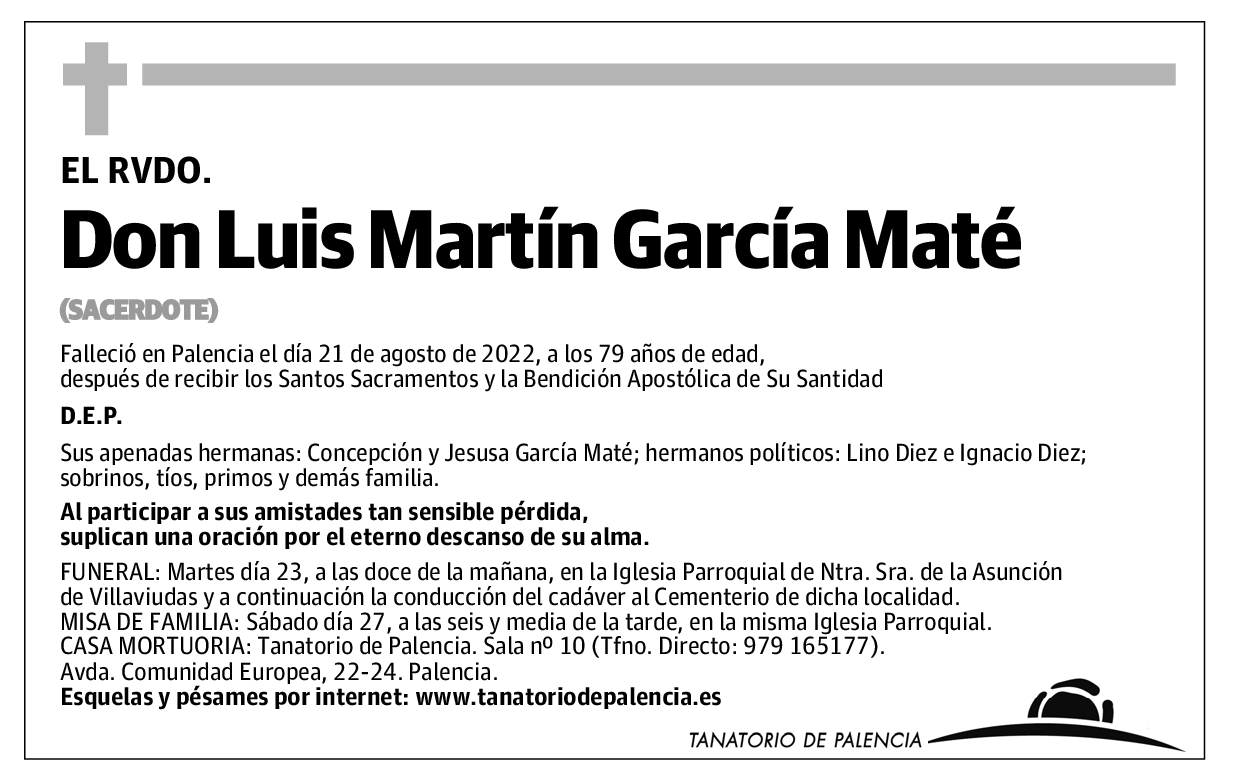 Don Luis Martín García Maté