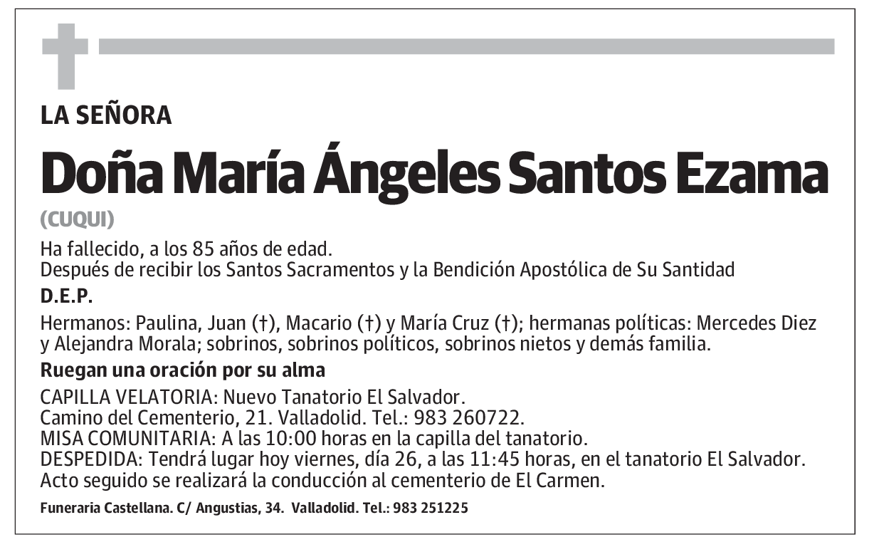 María Ángeles Santos Ezama