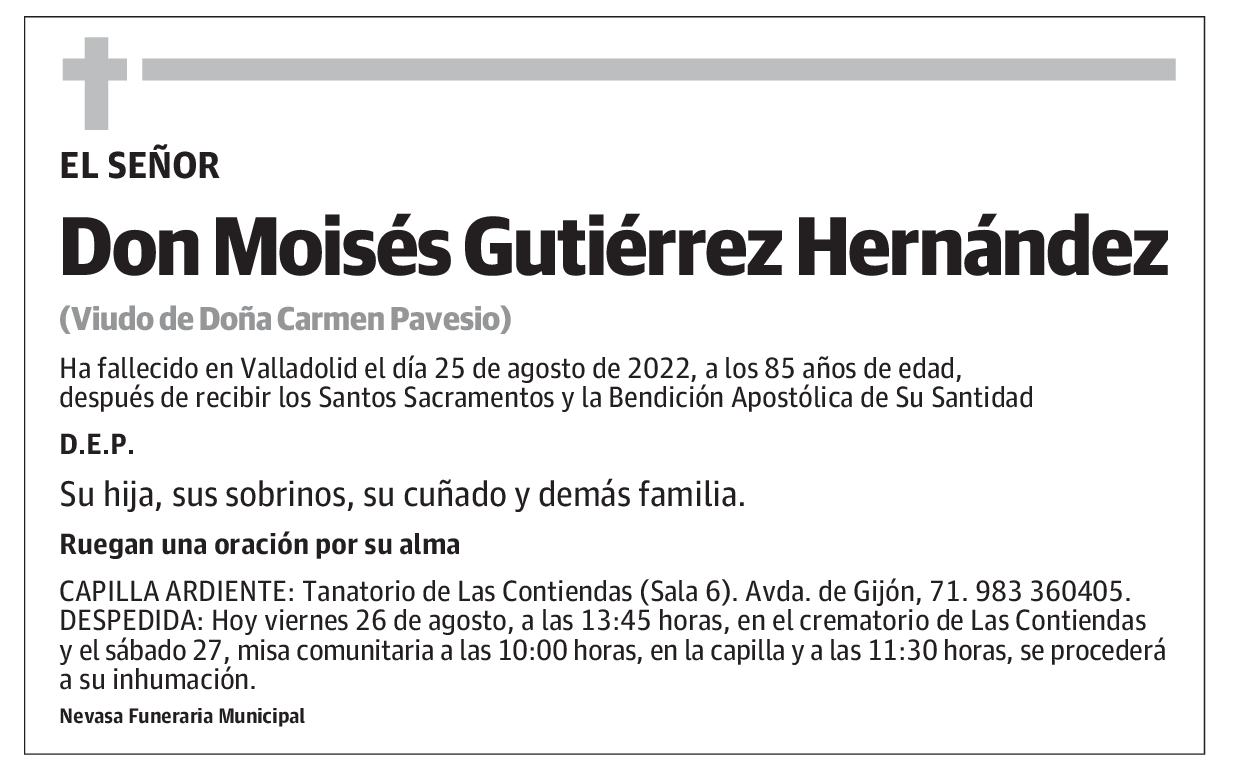 Moisés Gutiérrez Hernández