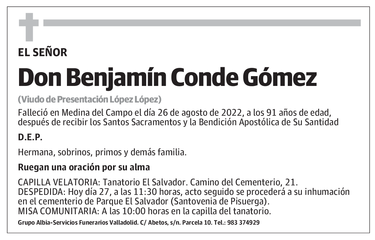 Benjamín Conde Gómez