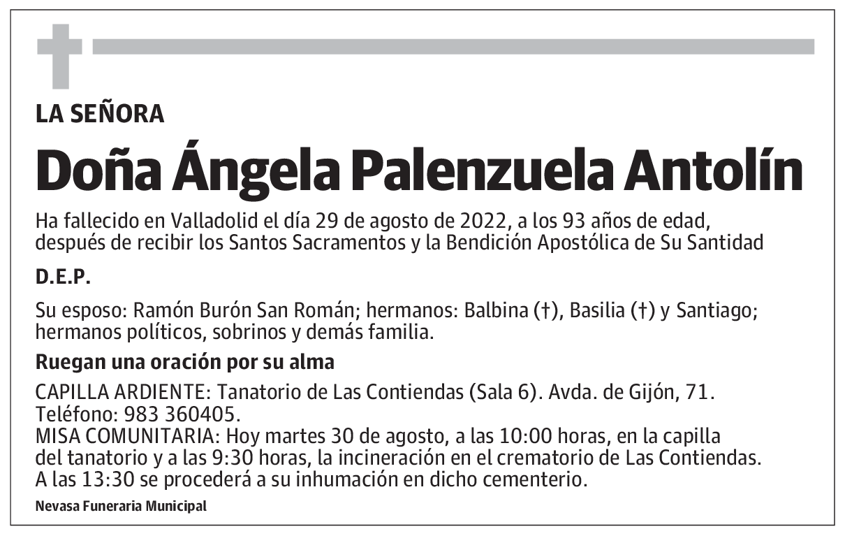 Ángela Palenzuela Antolín