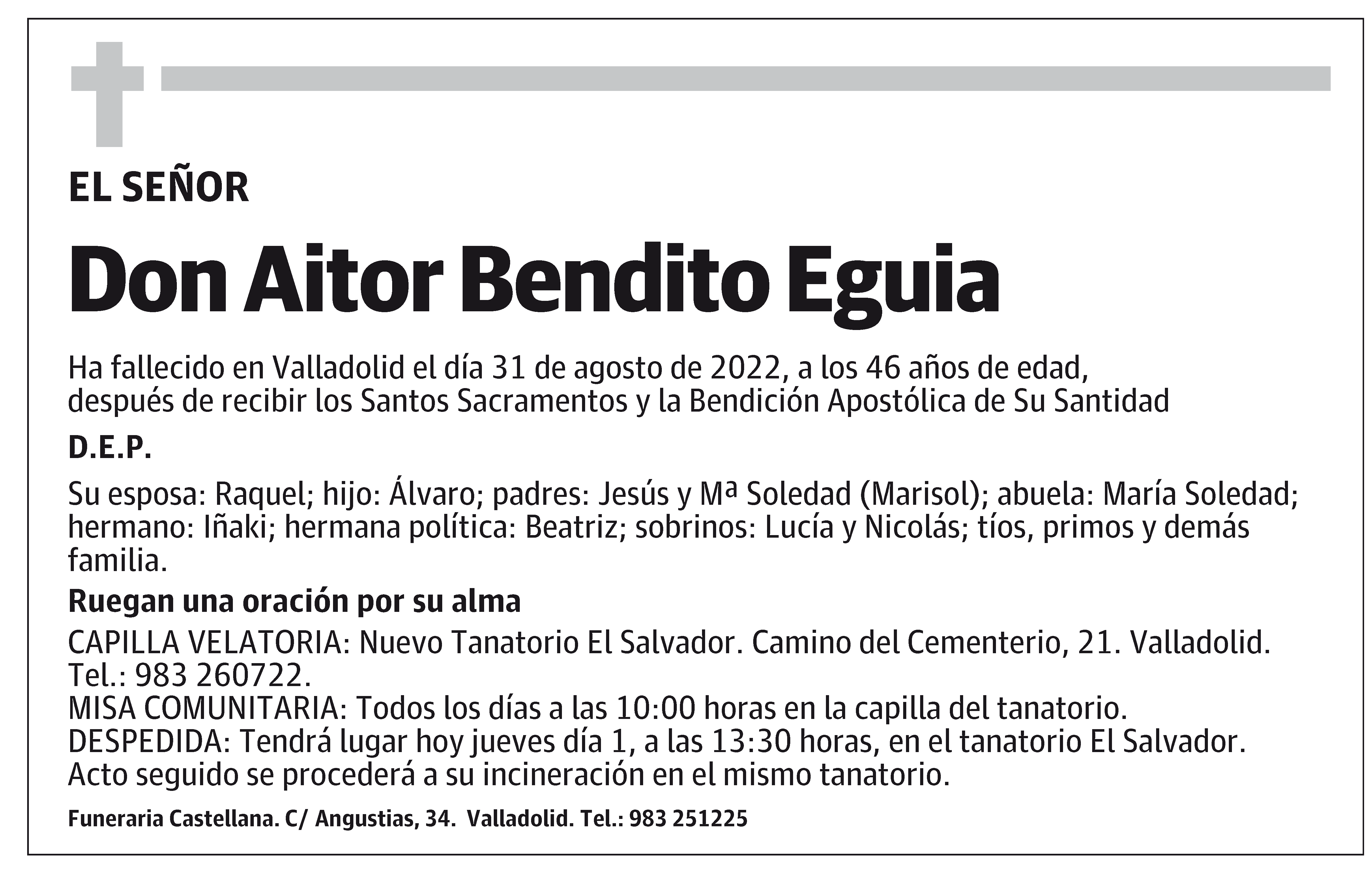 Aitor Bendito Eguia