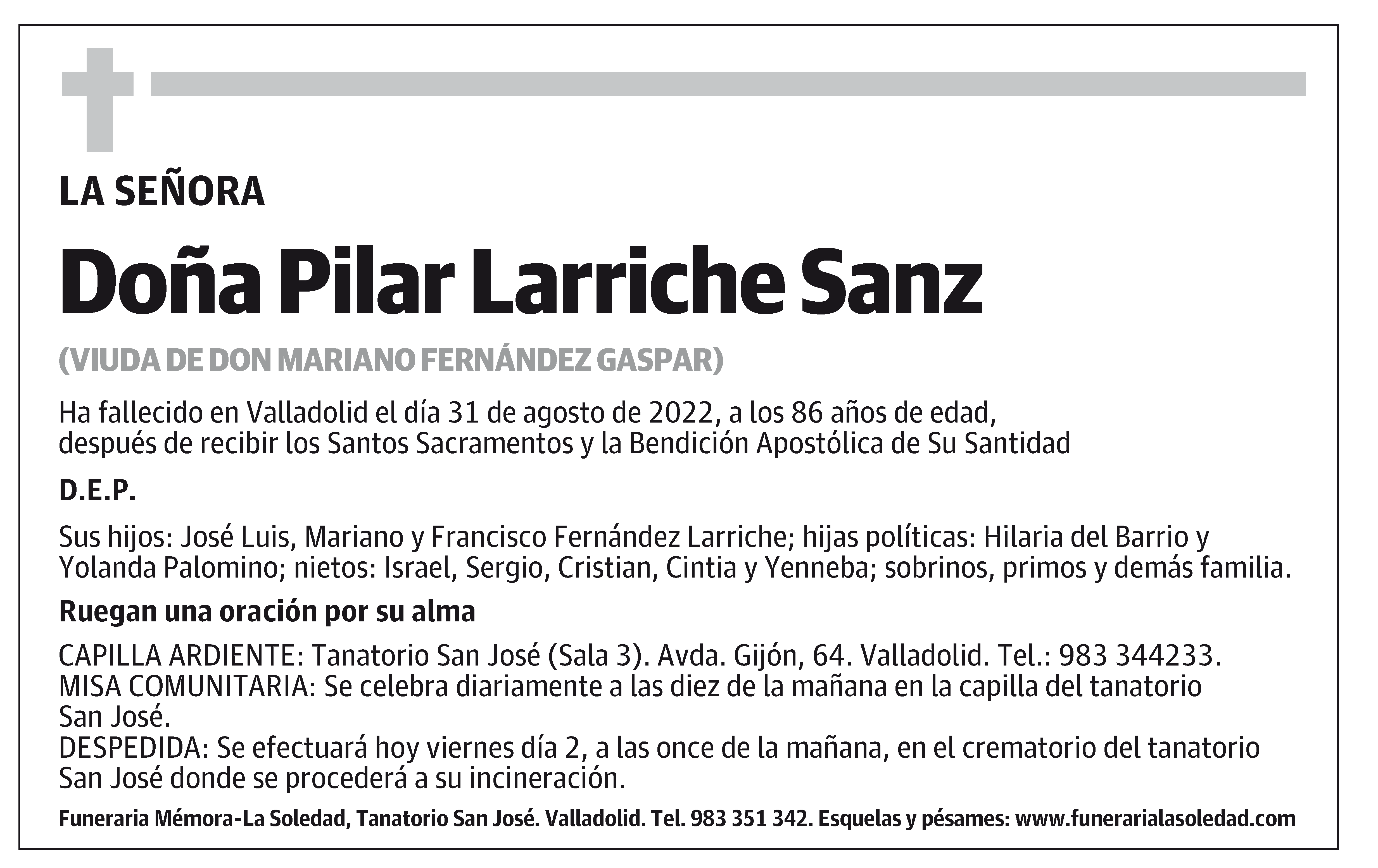 Pilar Larriche Sanz