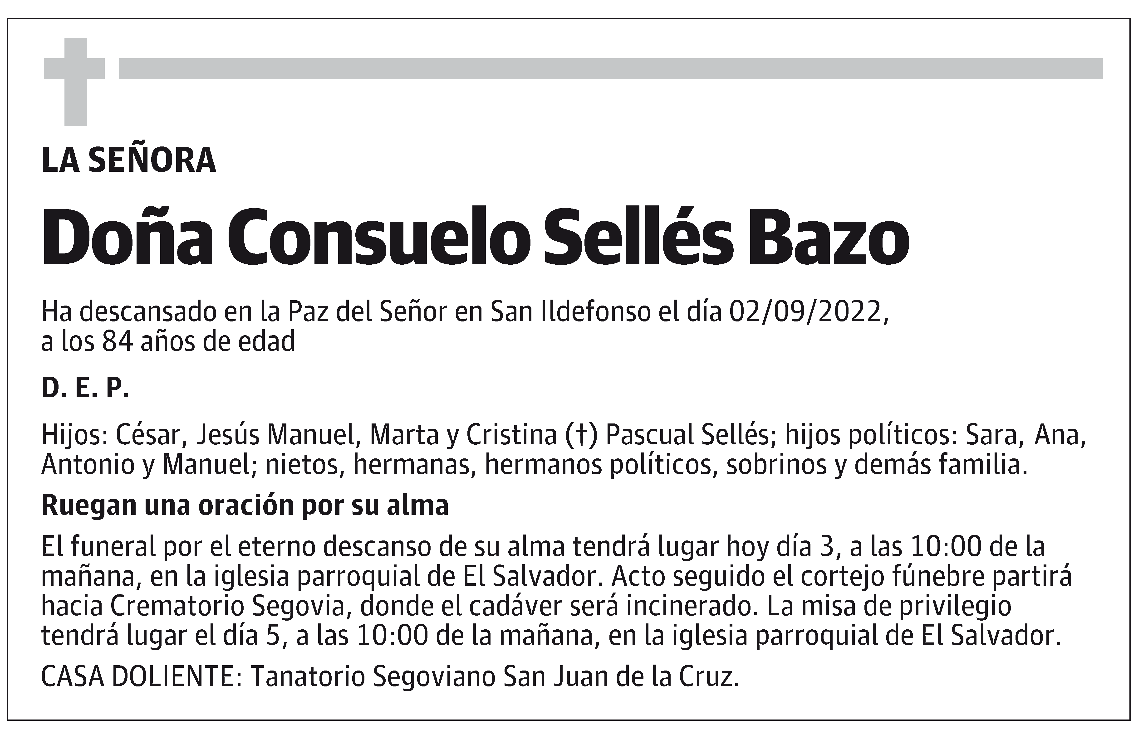 Consuelo Sellés Bazo