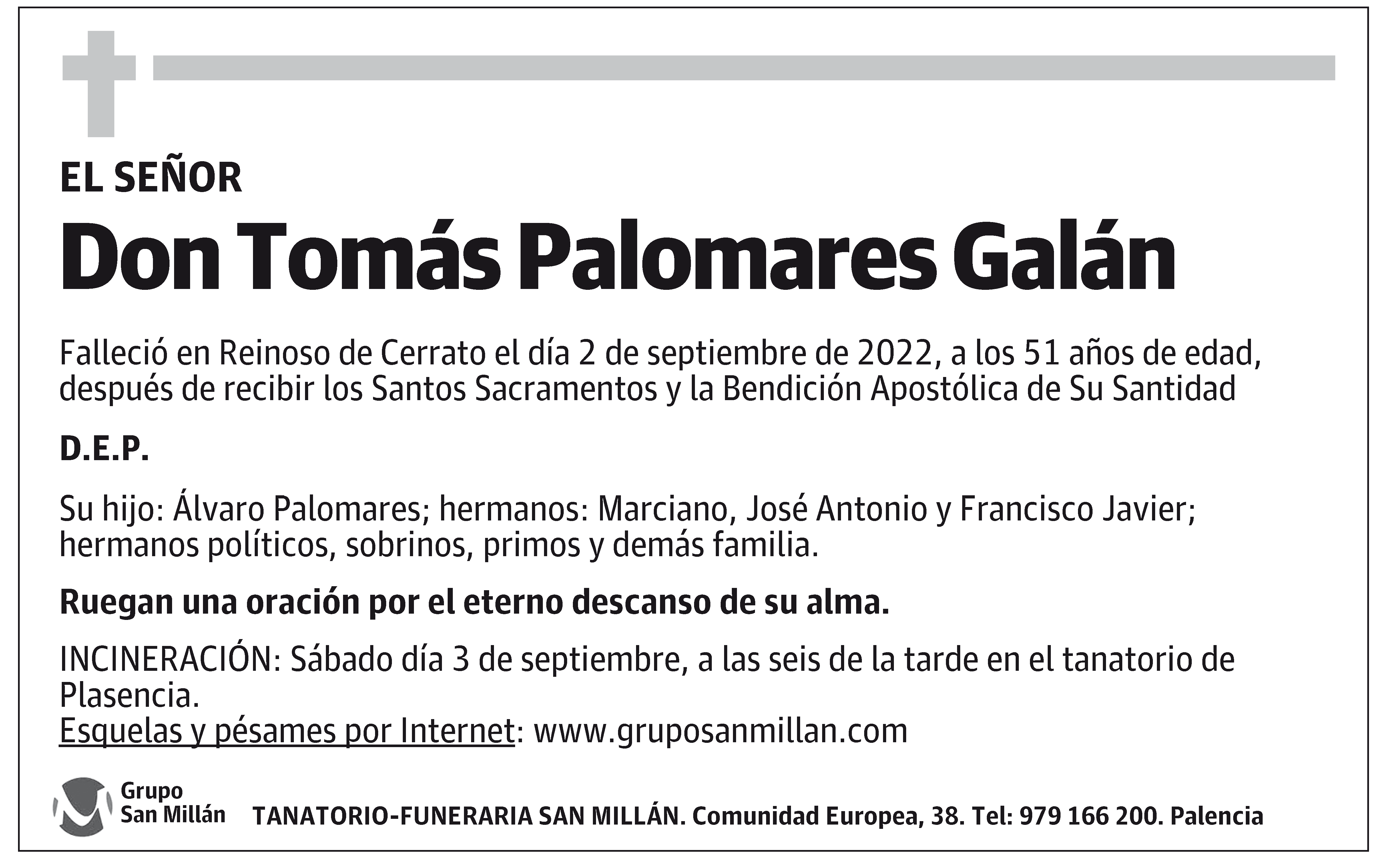 Tomás Palomares Galán