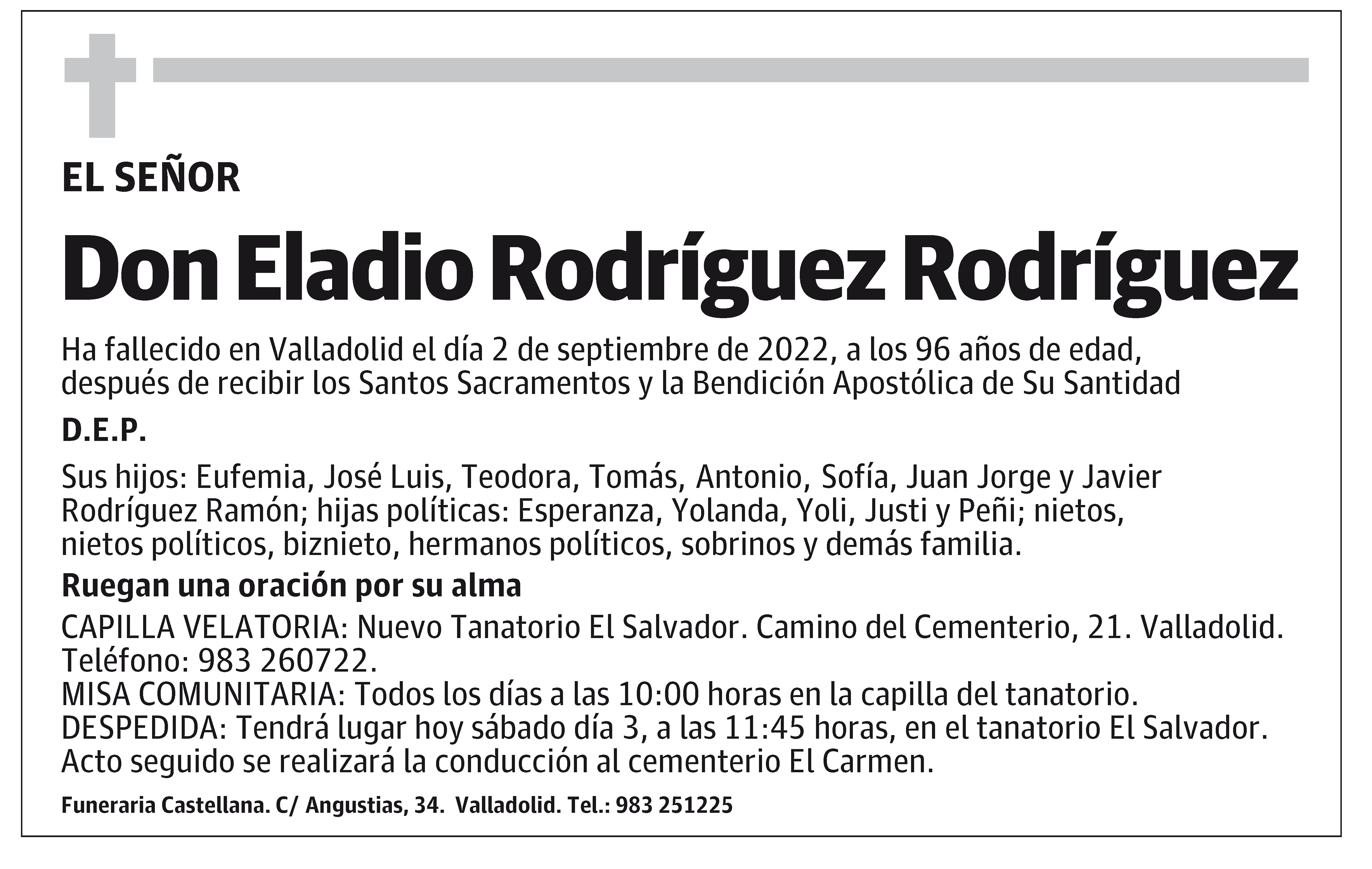 Eladio Rodríguez Rodríguez