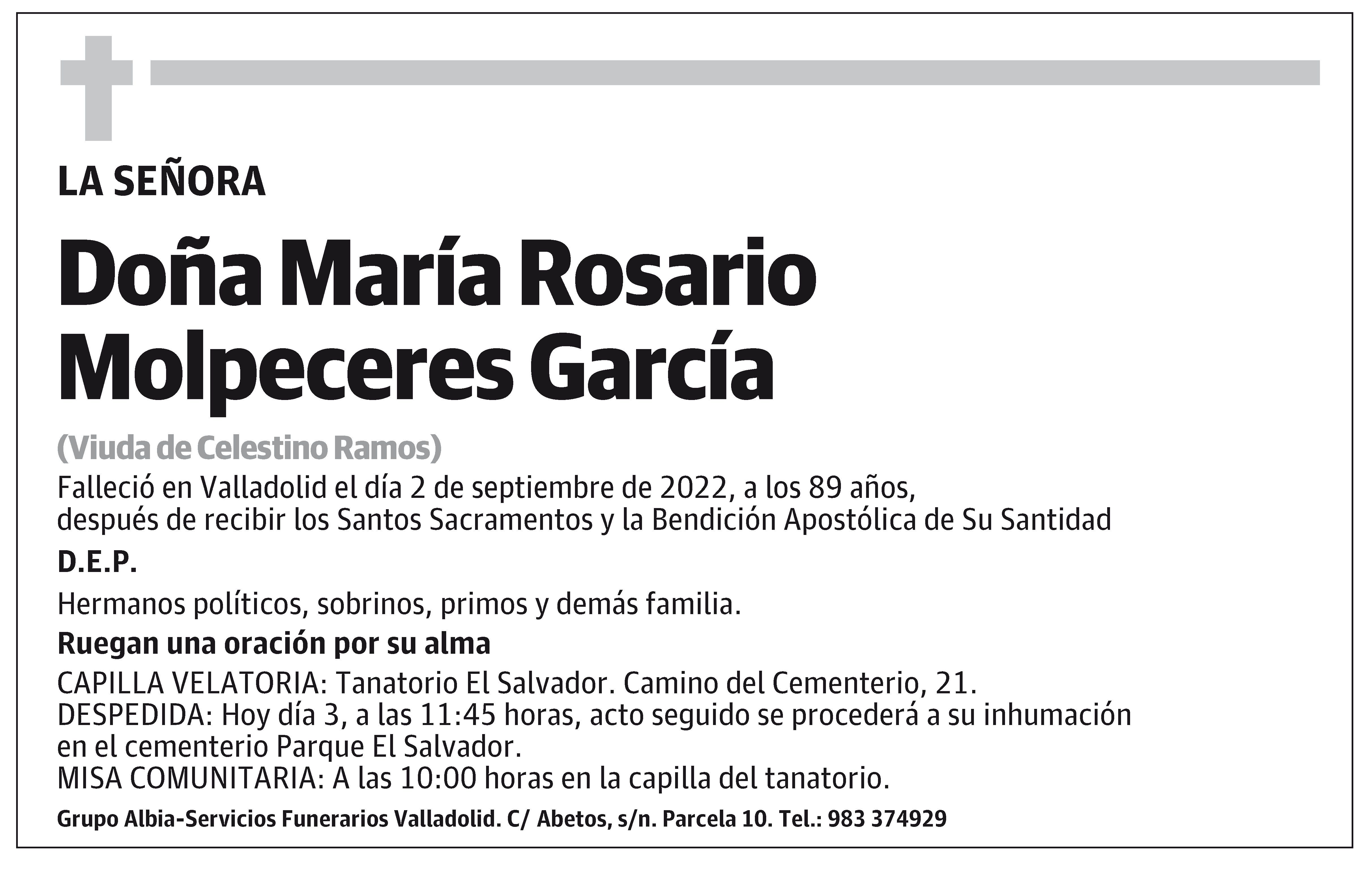 María Rosario Molpeceres García