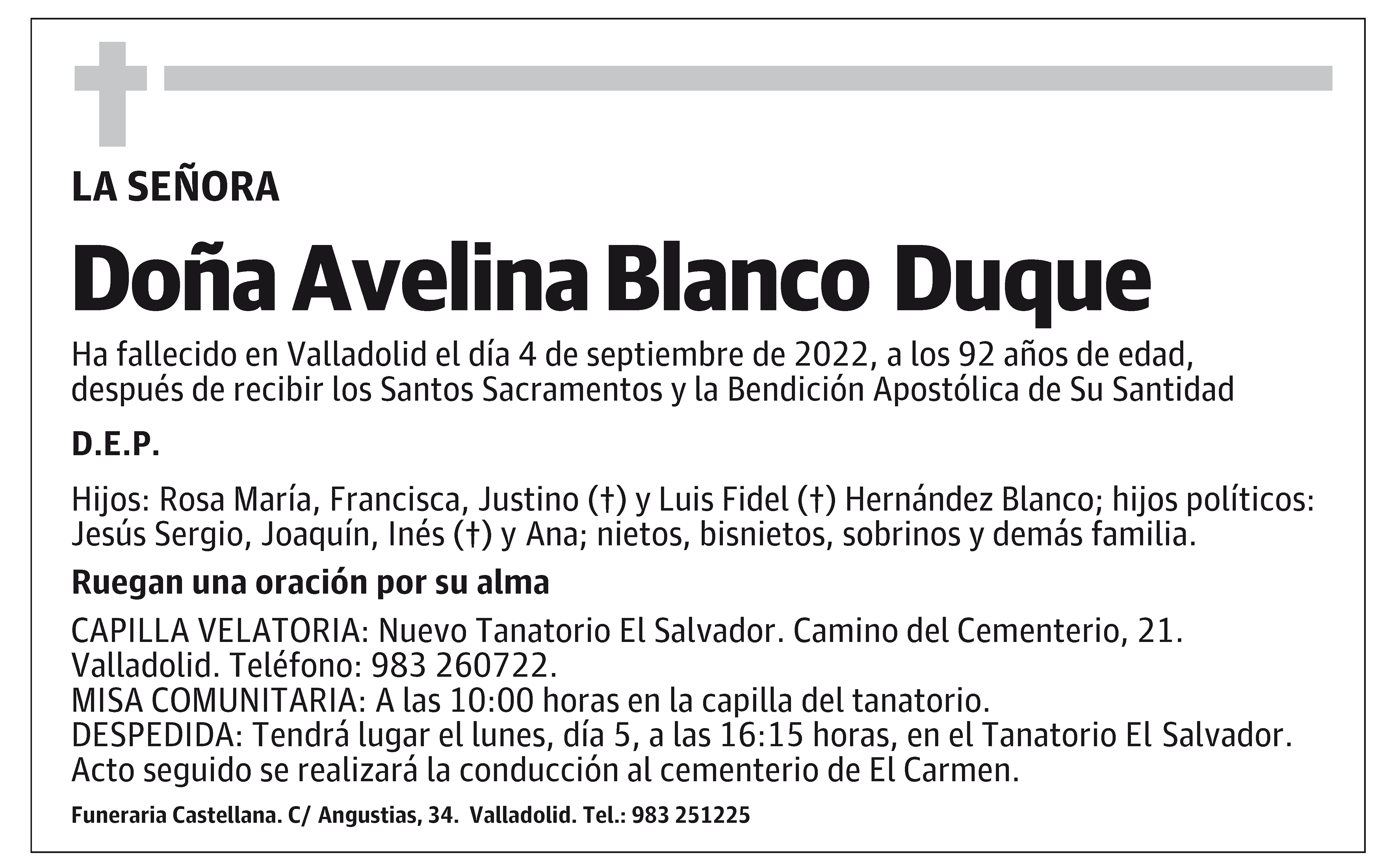 Avelina Blanco Duque