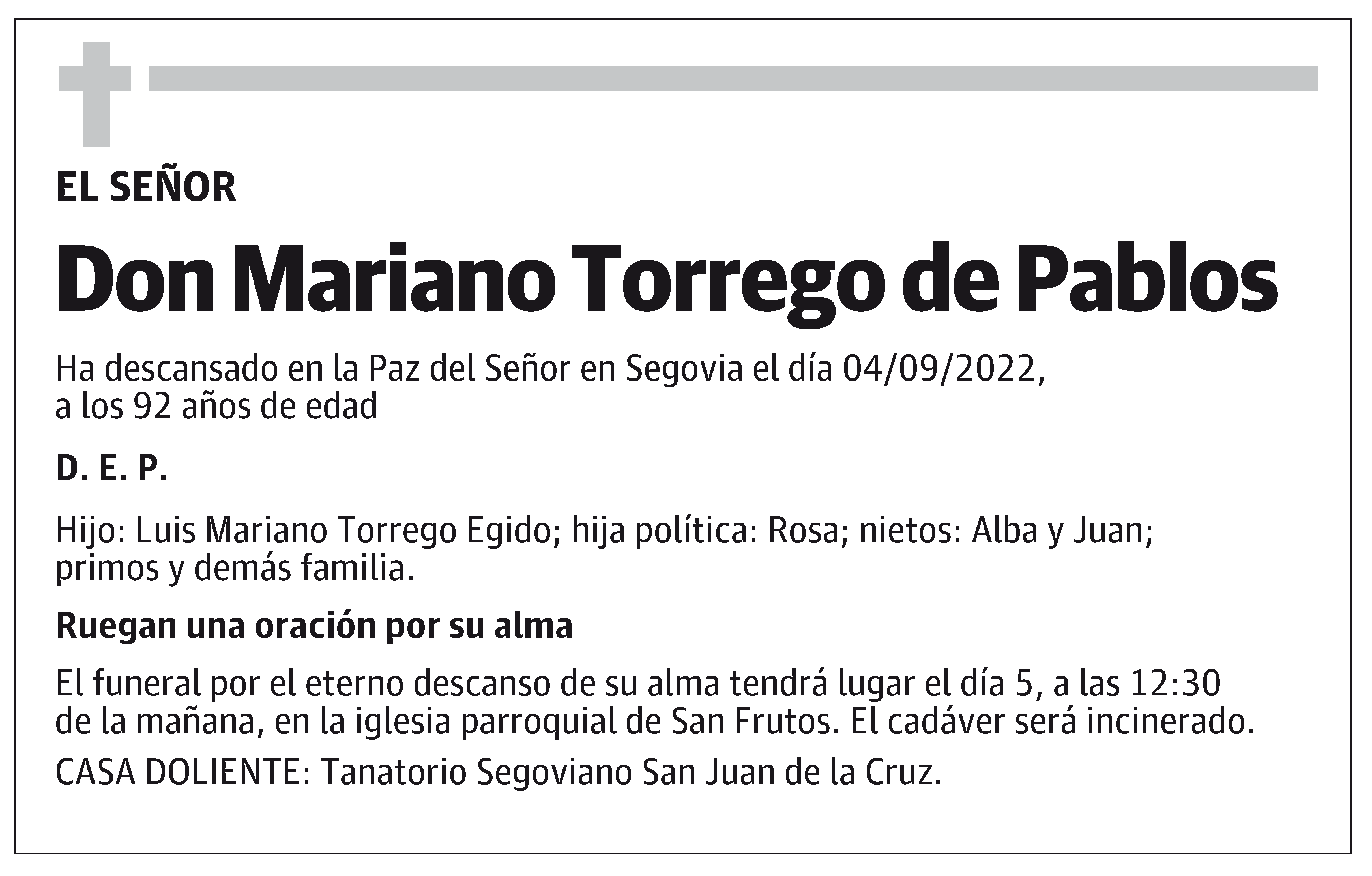 Mariano Torrego de Pablos