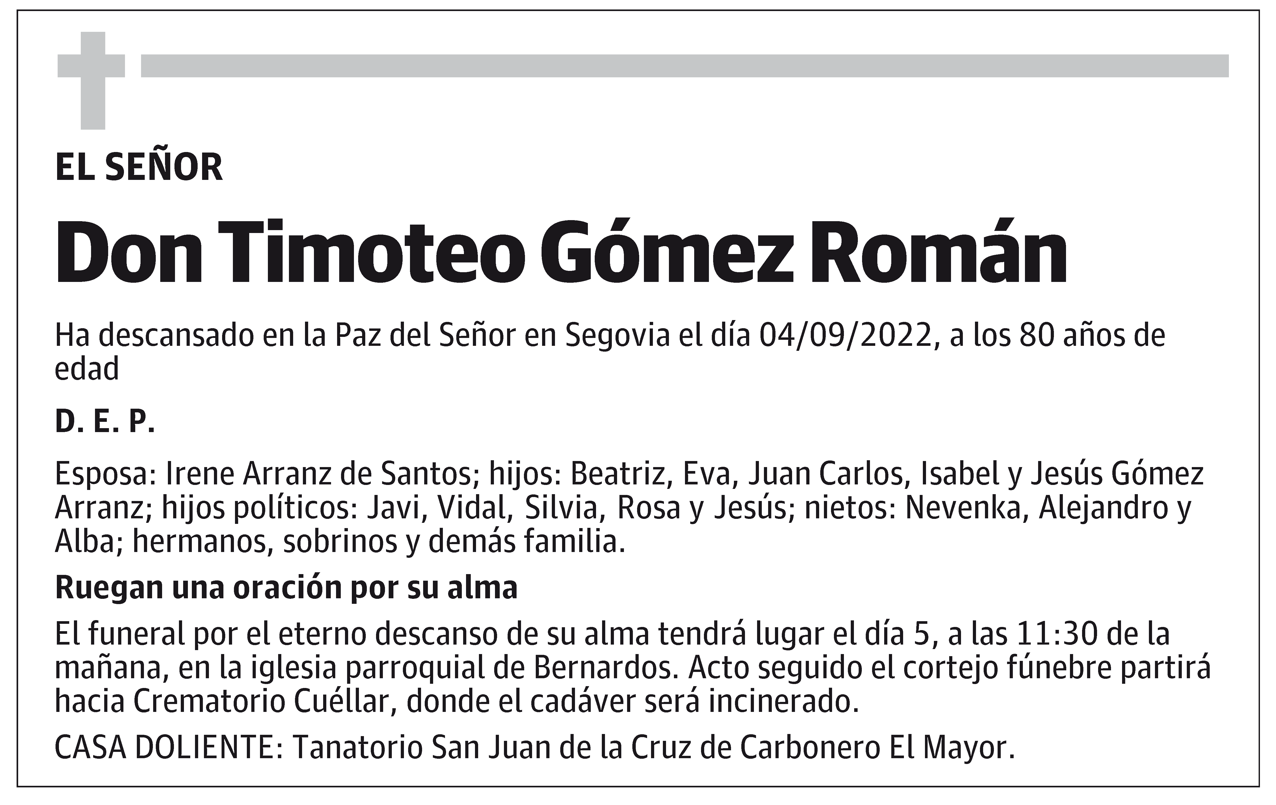 Timoteo Gómez Román