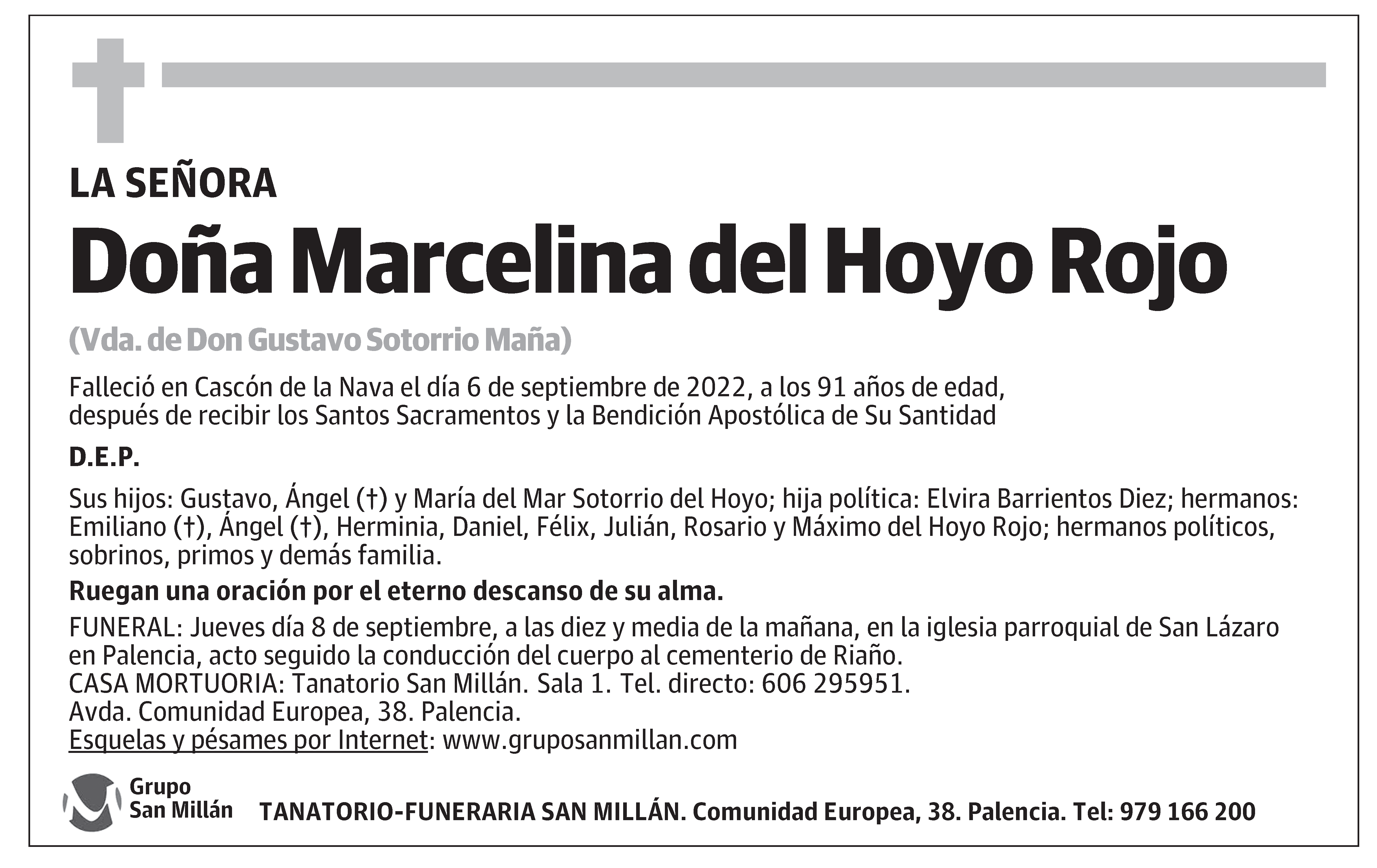 Doña Marcelina del Hoyo Rojo