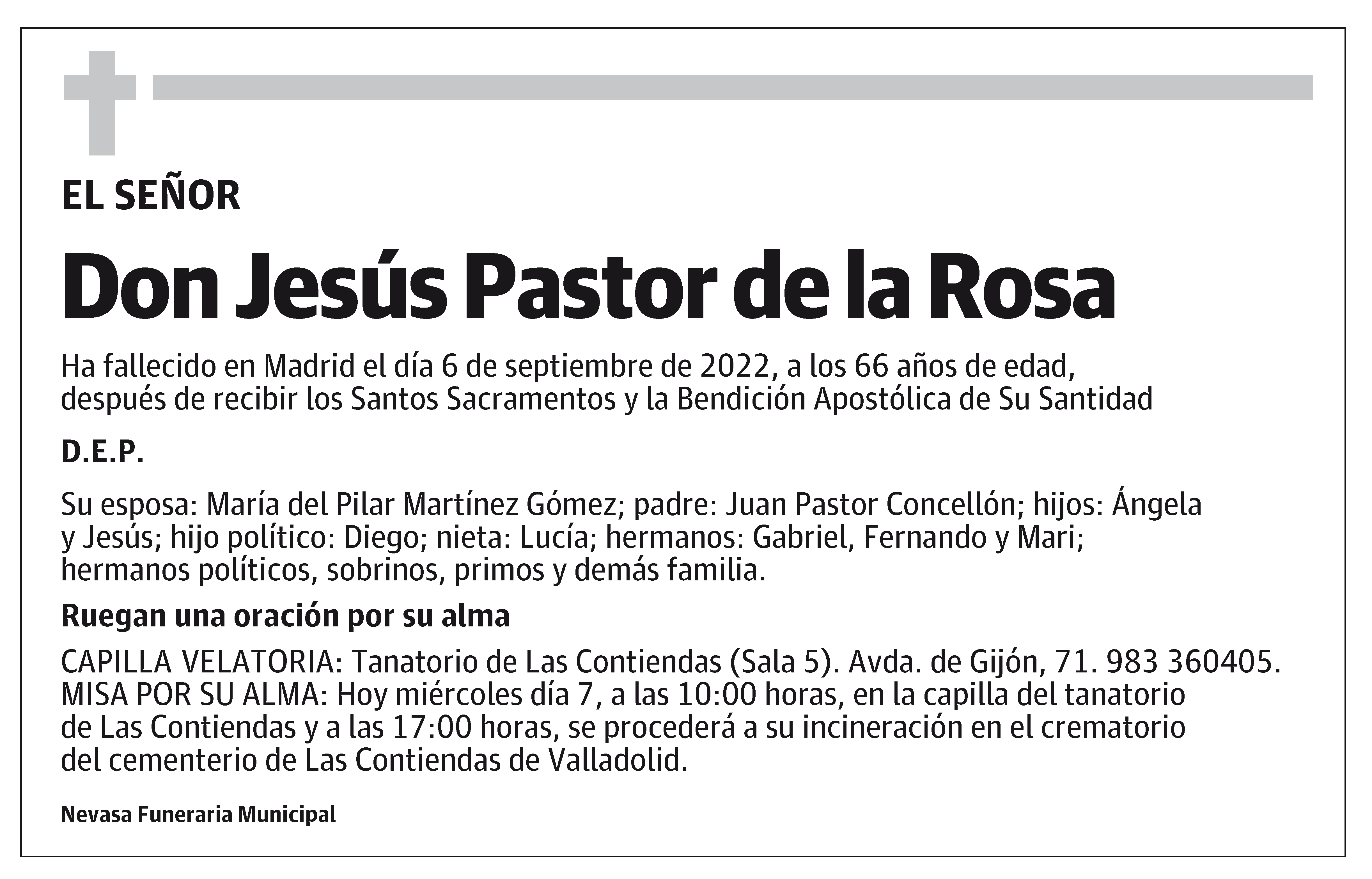 Jesús Pastor de la Rosa