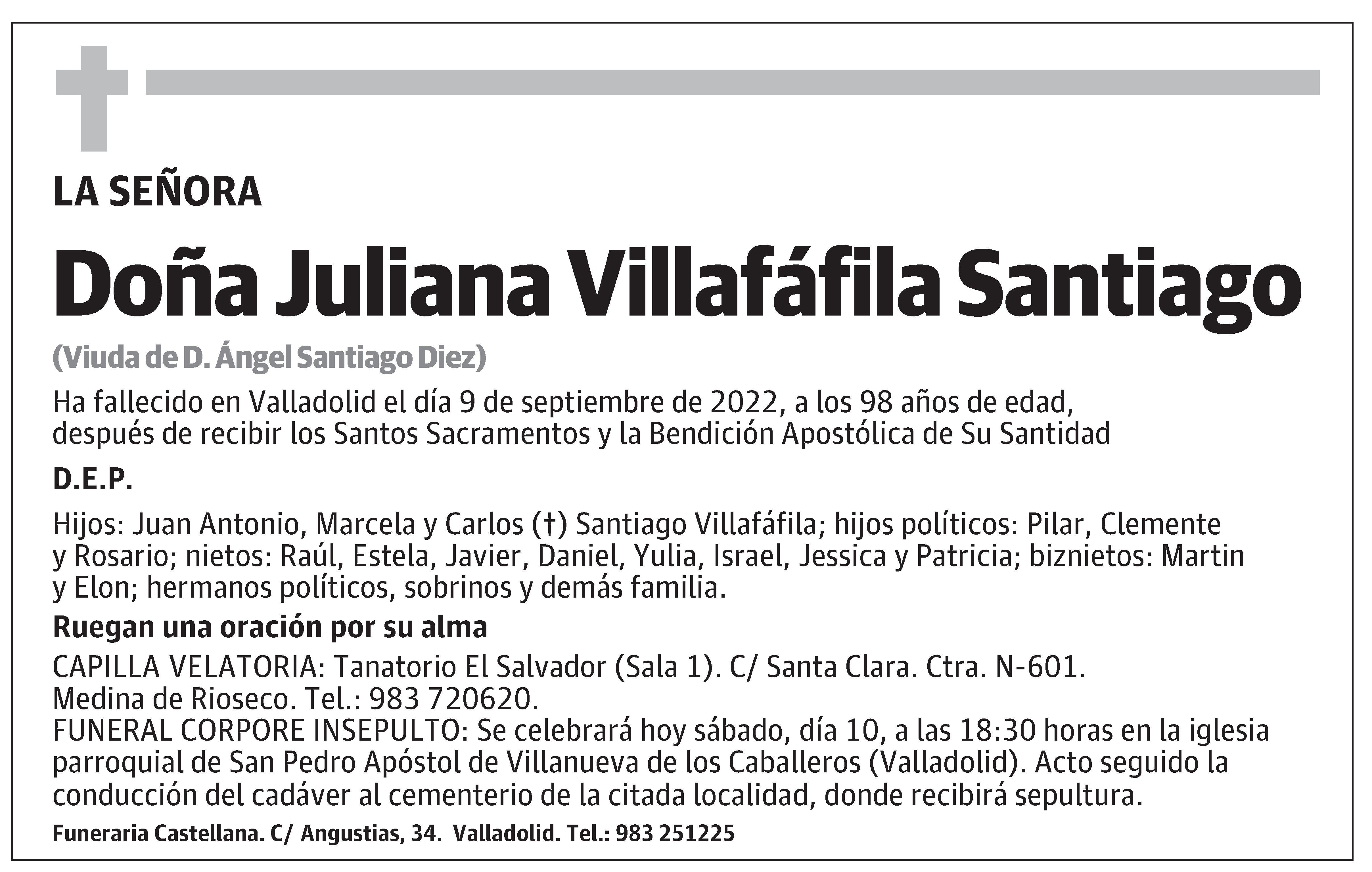 Juliana Villafáfila Santiago