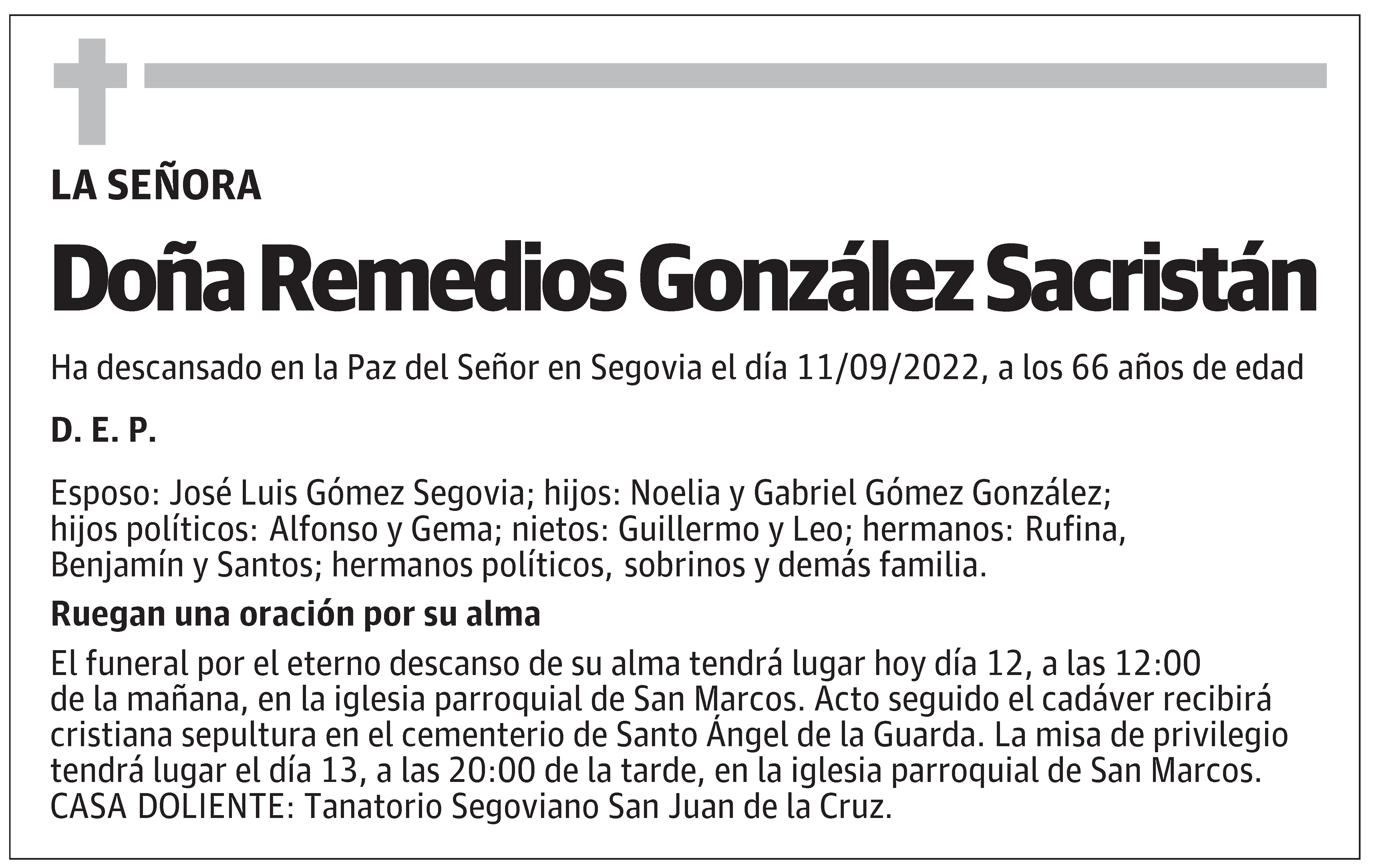 Remedios González Sacristán