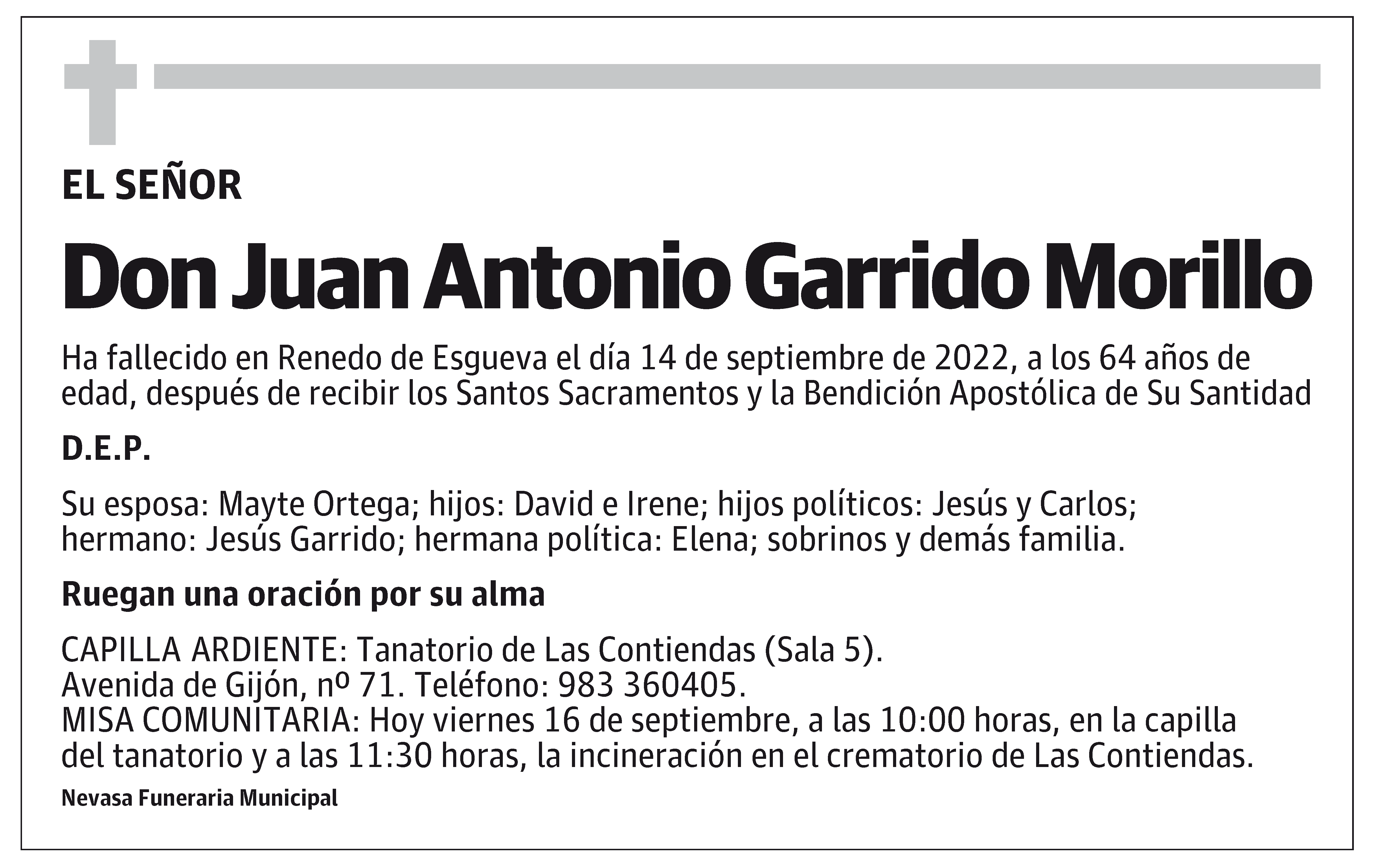 Juan Antonio Garrido Morillo