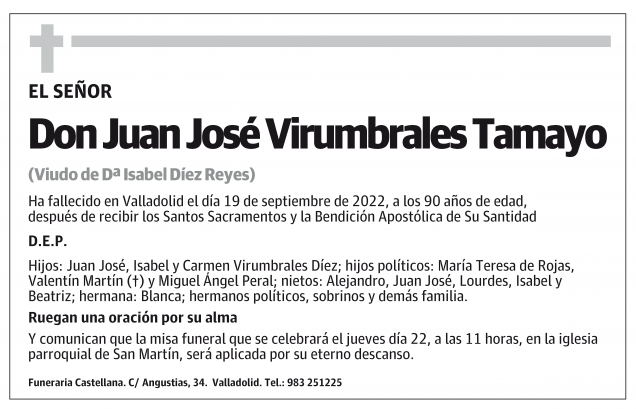 Juan José Virumbrales Tamayo