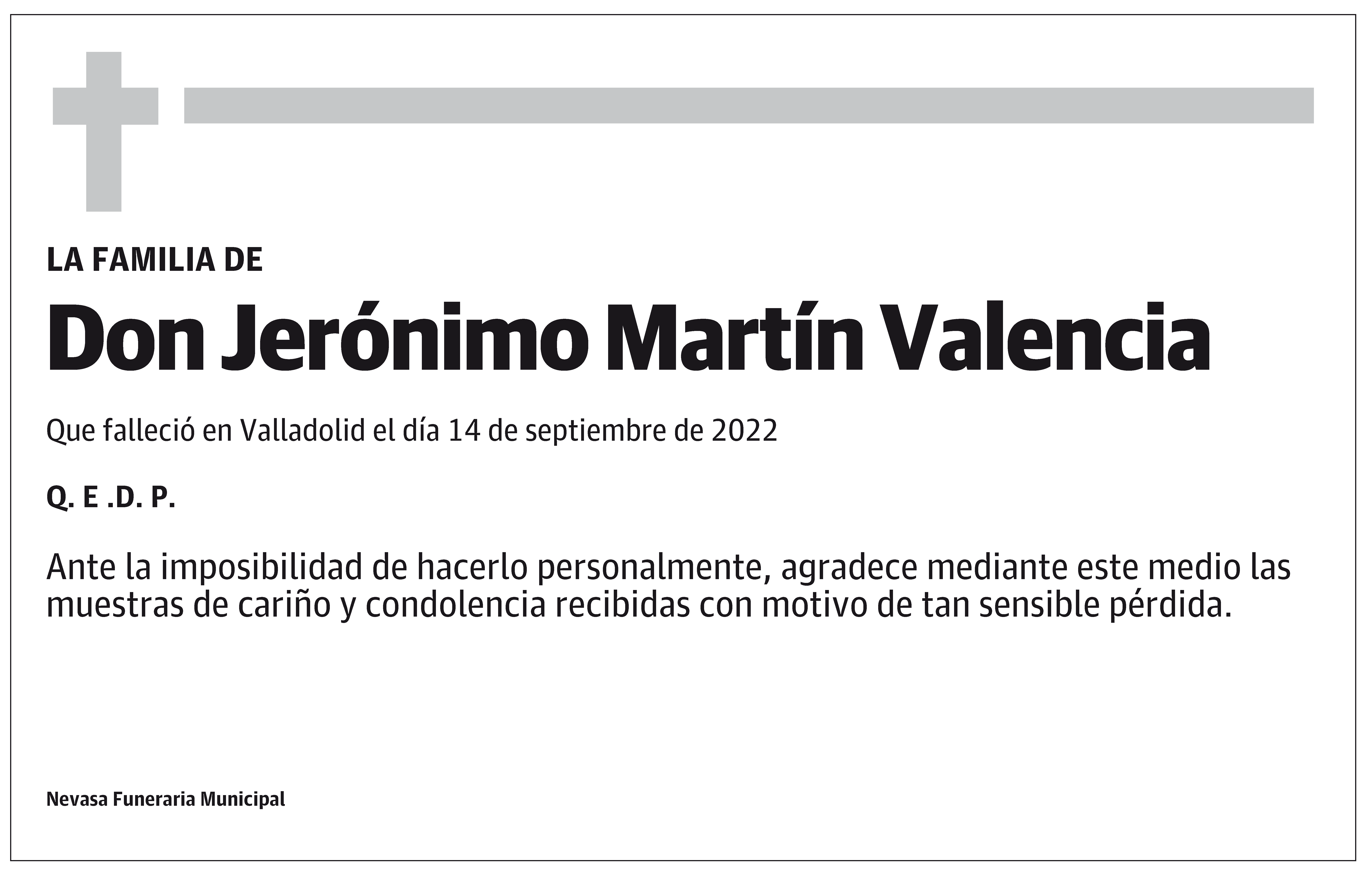 Jerónimo Martín Valencia