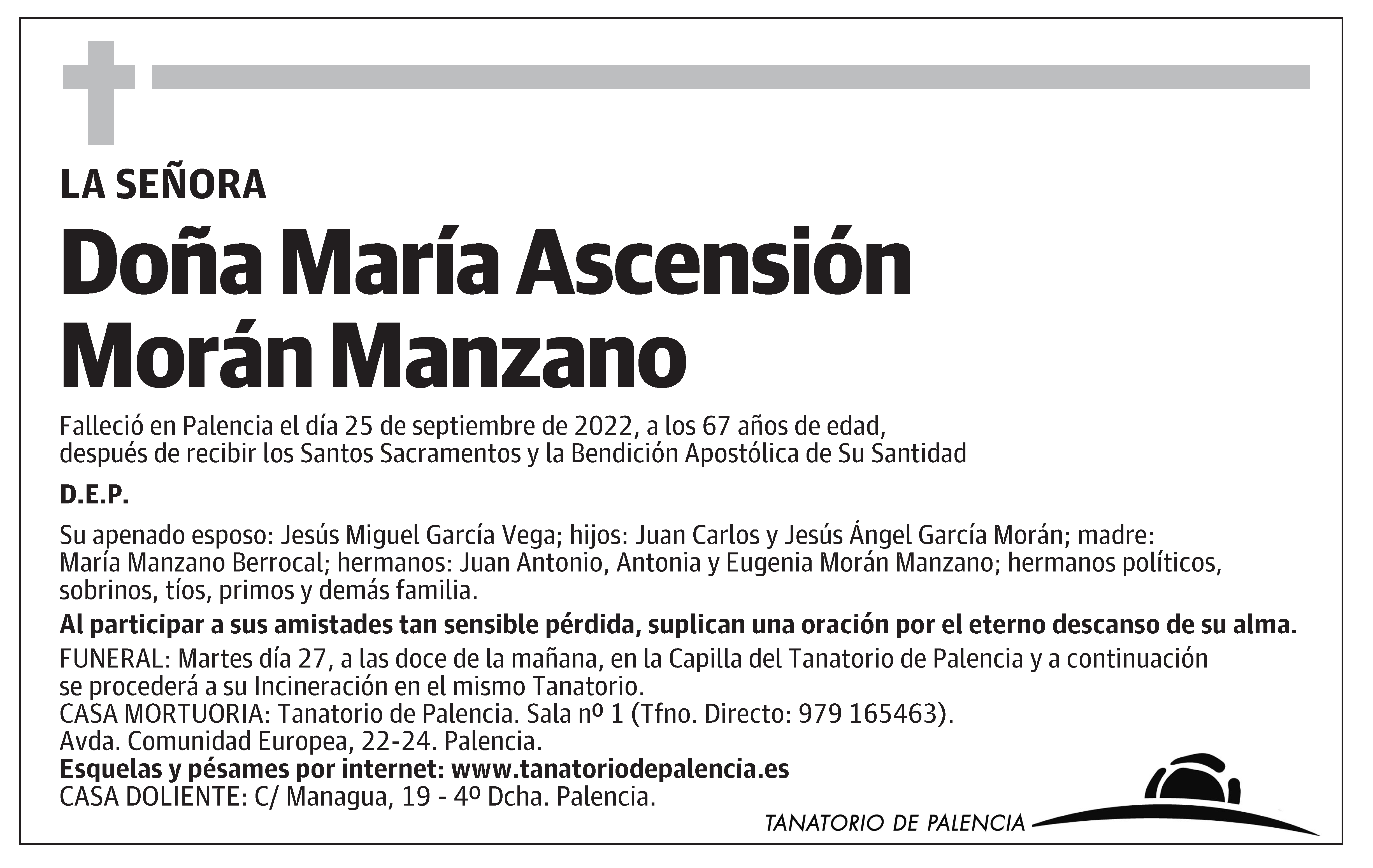 María Ascensión Morán Manzano