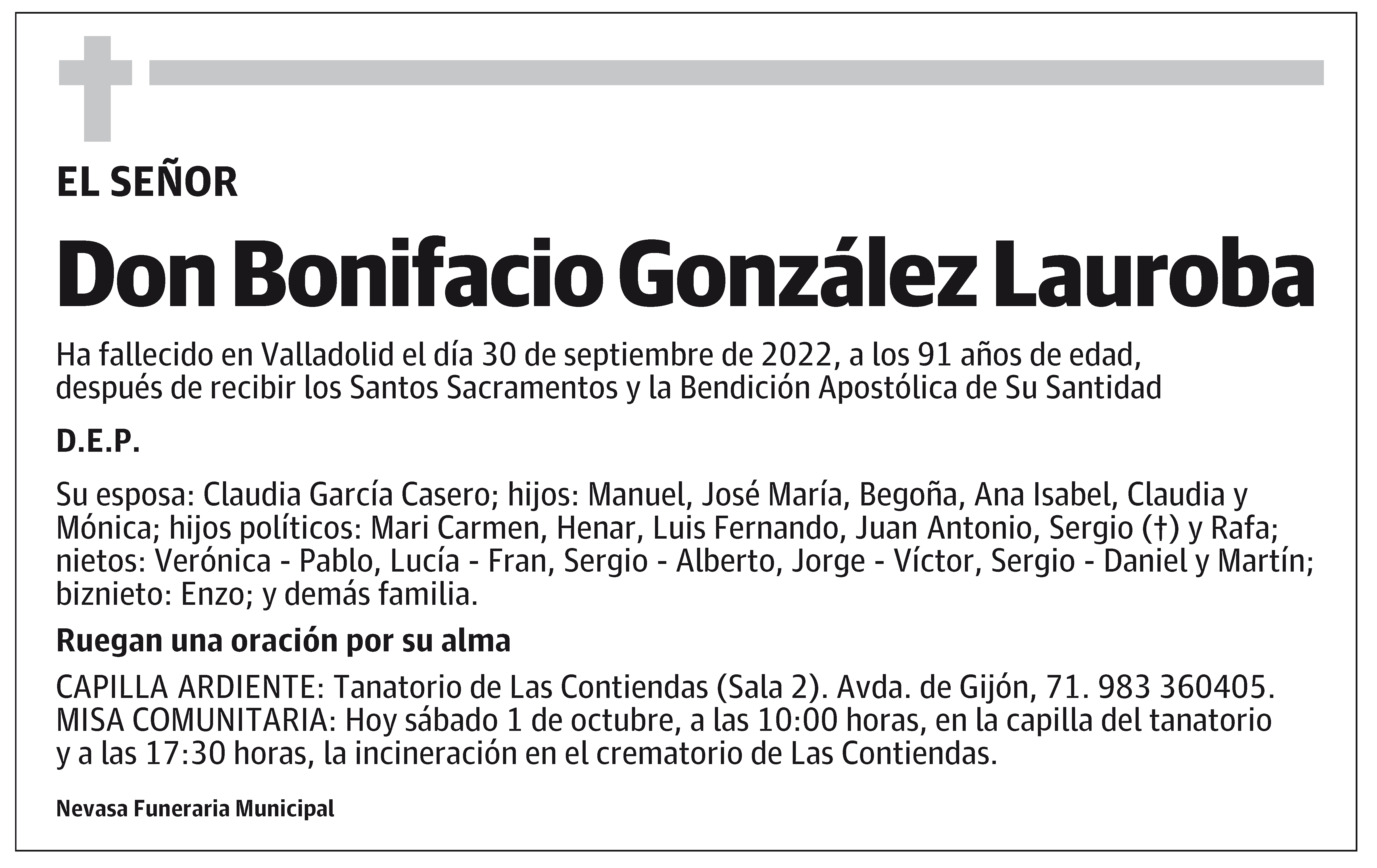 Bonifacio González Lauroba