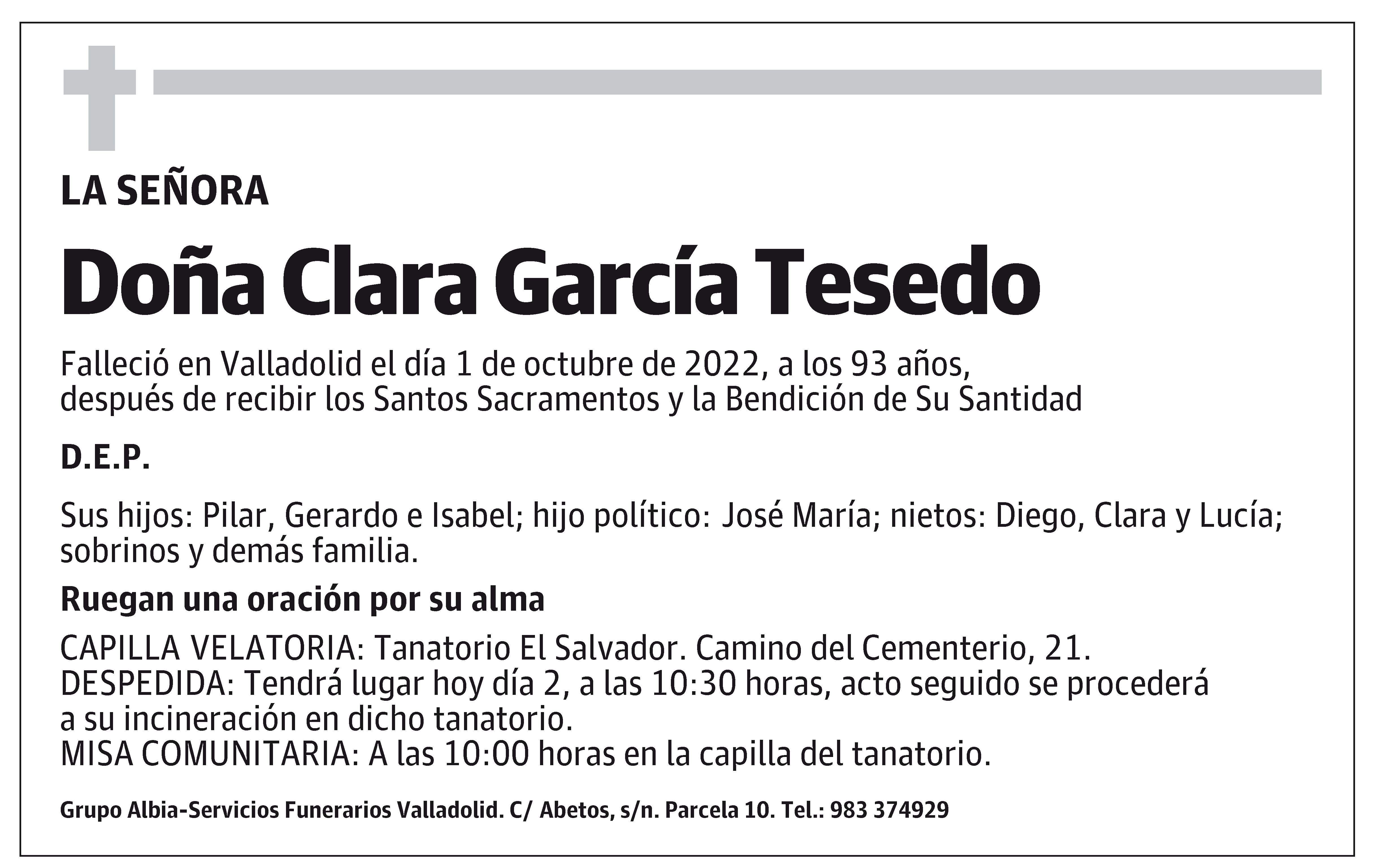 Clara García Tesedo