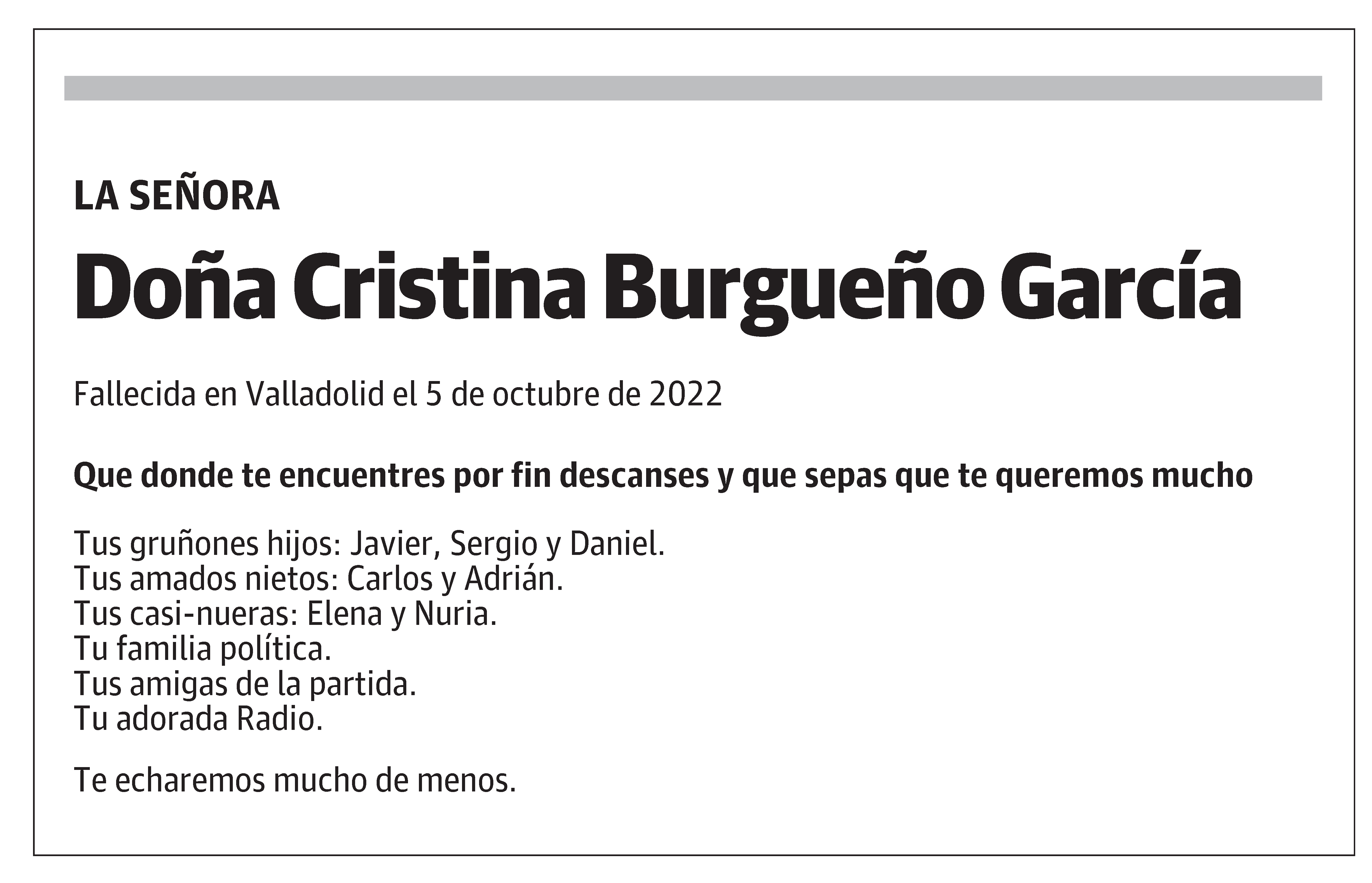 Cristina Burgueño García