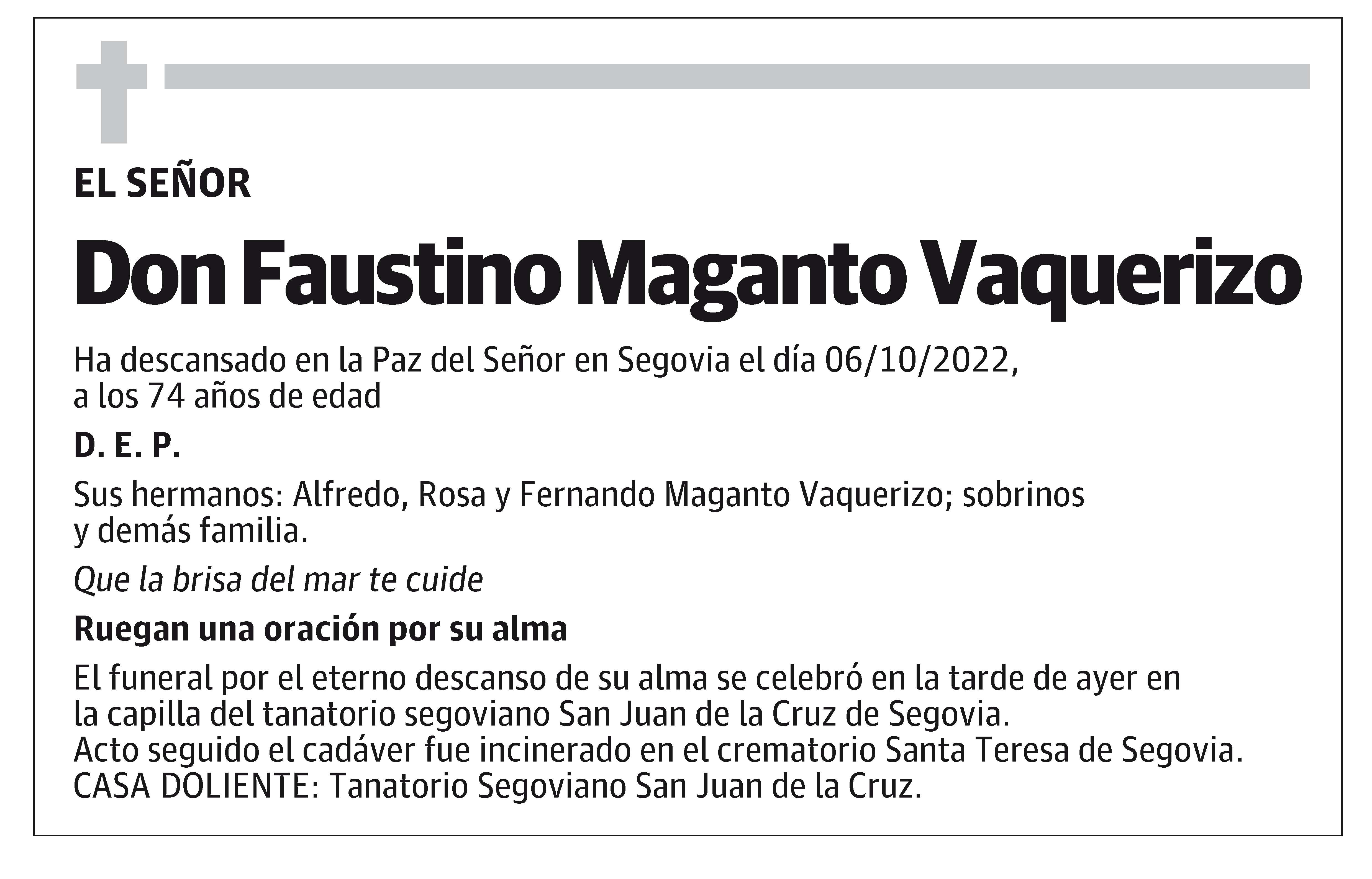 Faustino Maganto Vaquerizo