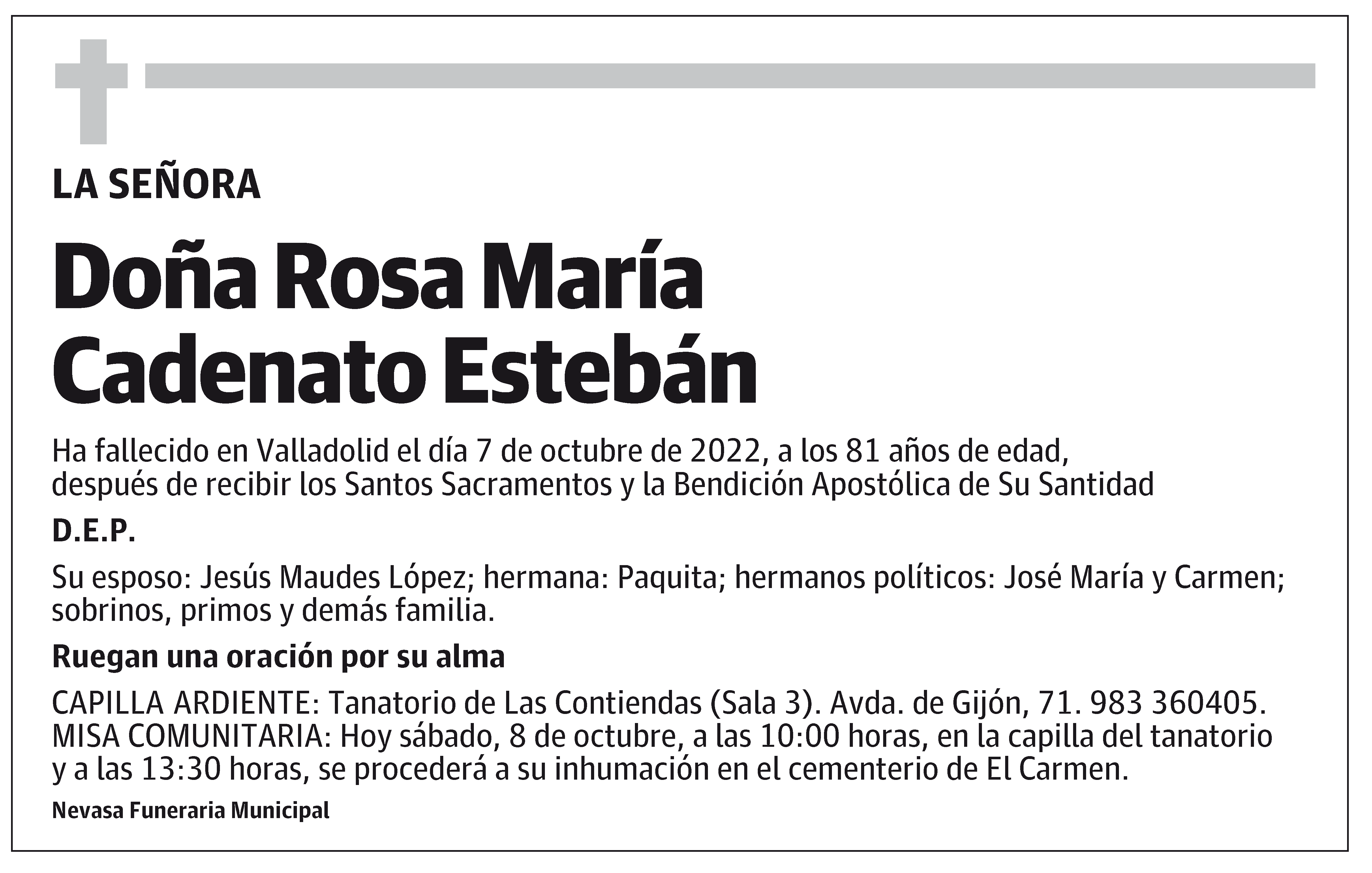 Rosa María Cadenato Estebán