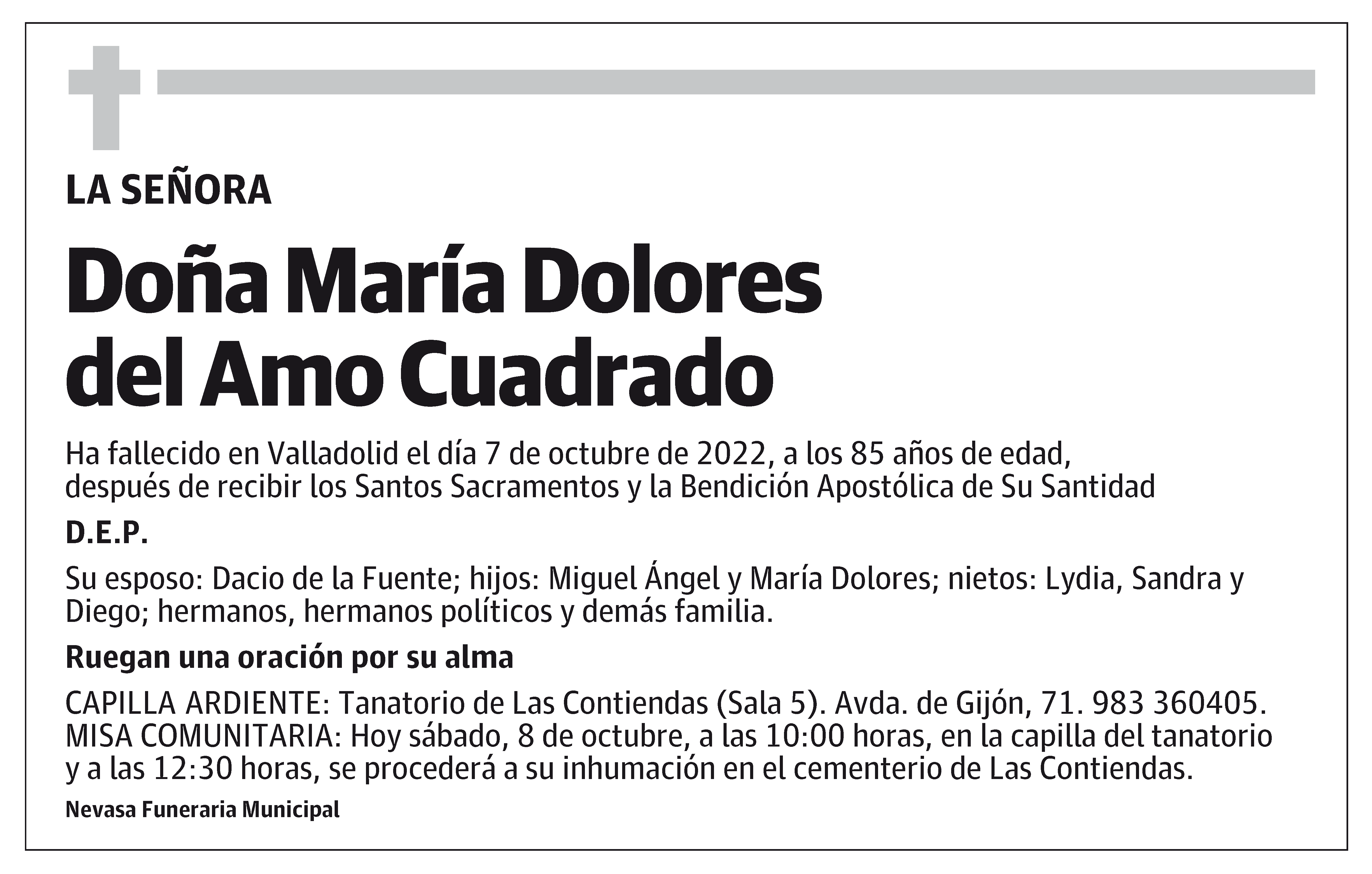 María Dolores del Amo Cuadrado