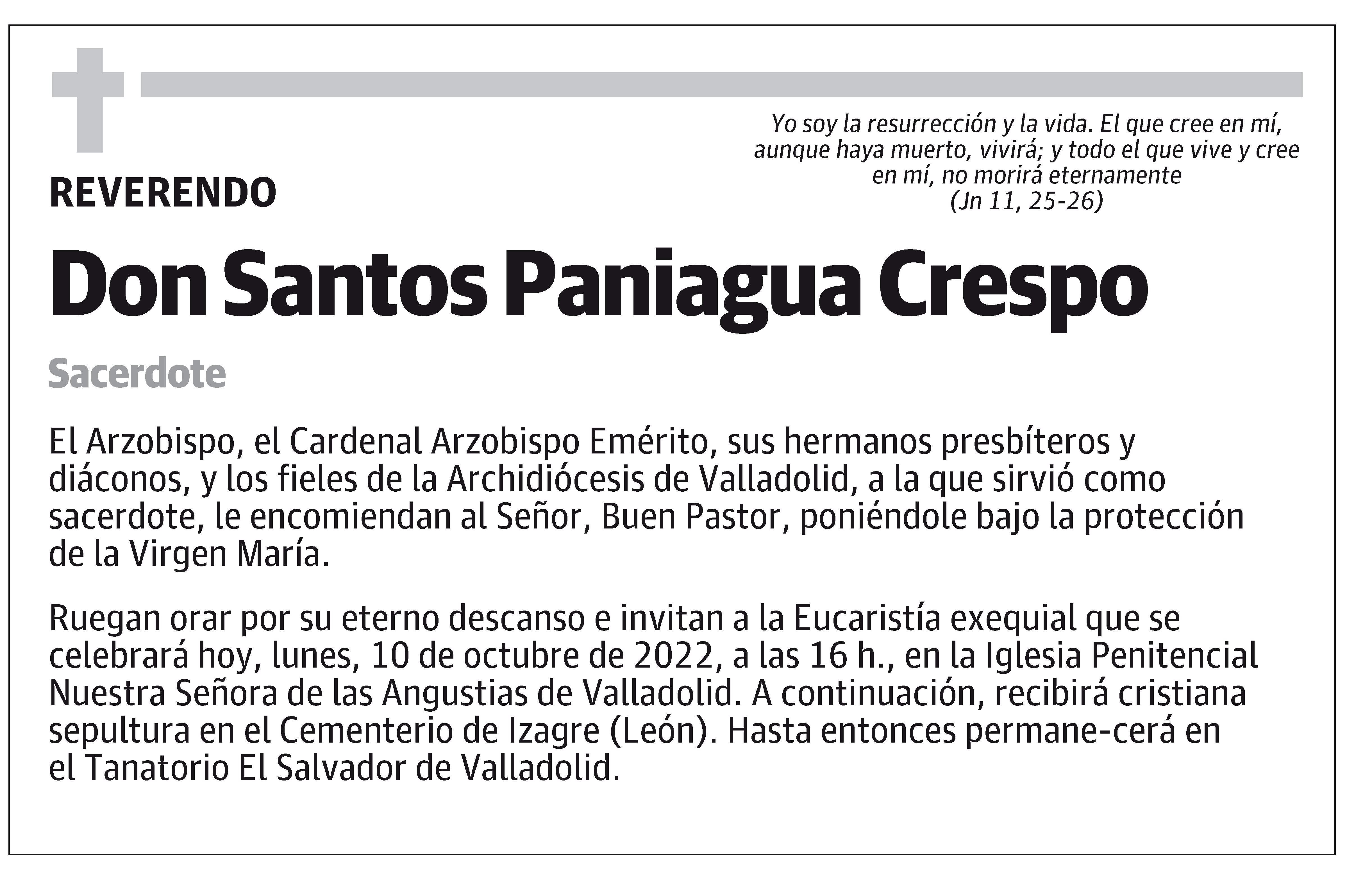 Santos Paniagua Crespo