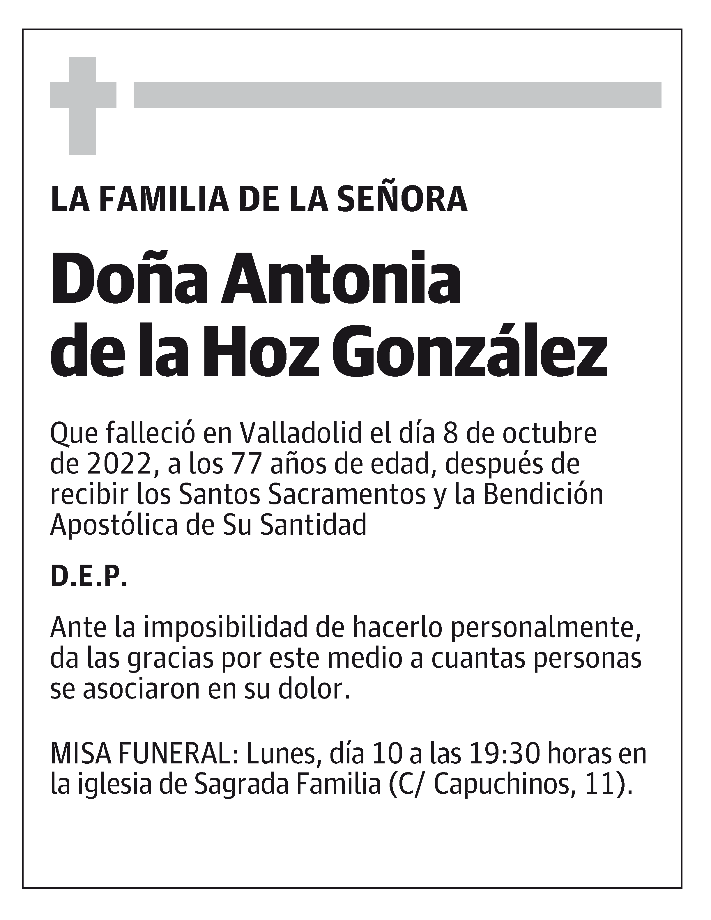 Antonia de la Hoz González