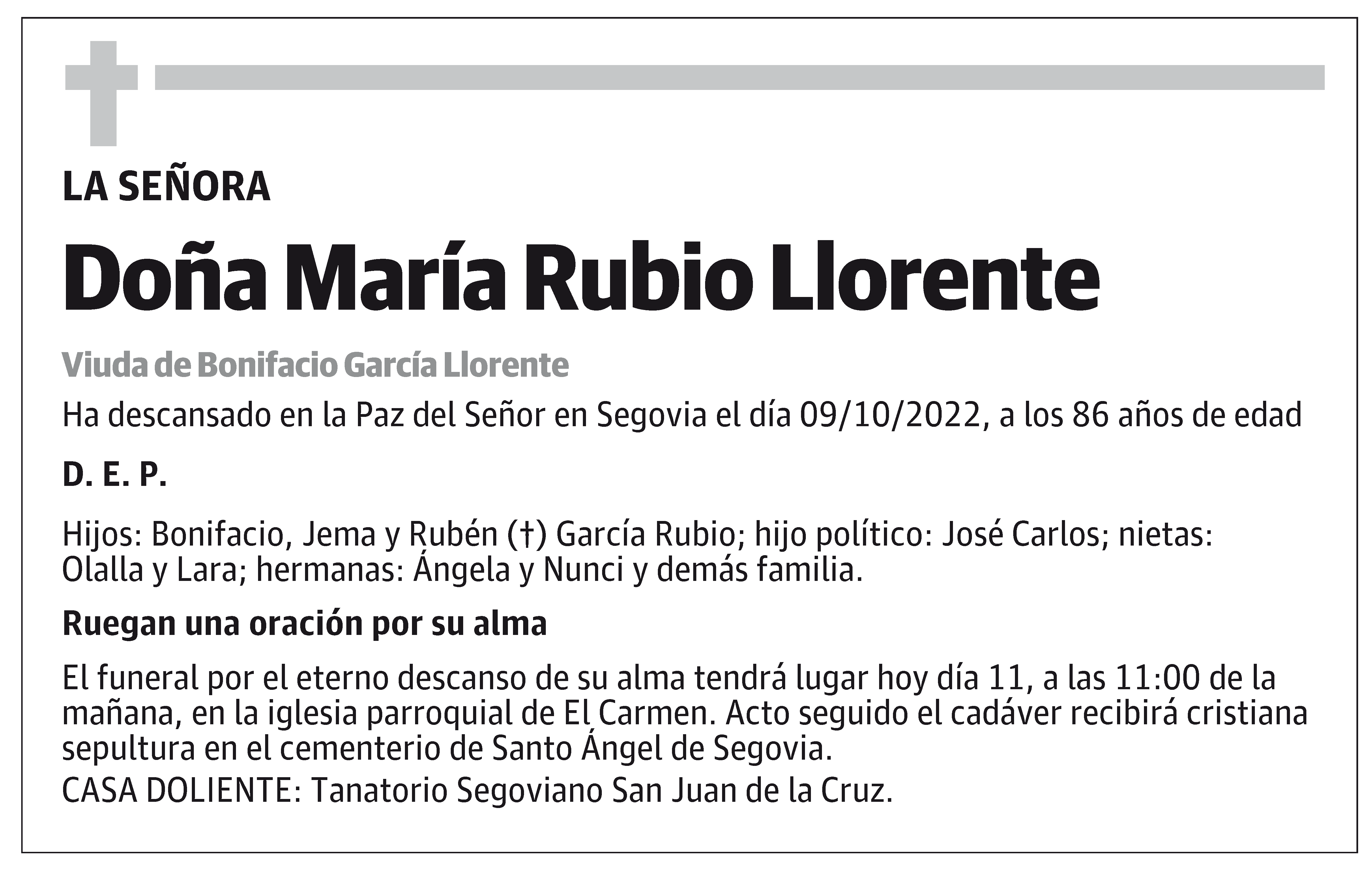 María Rubio Llorente