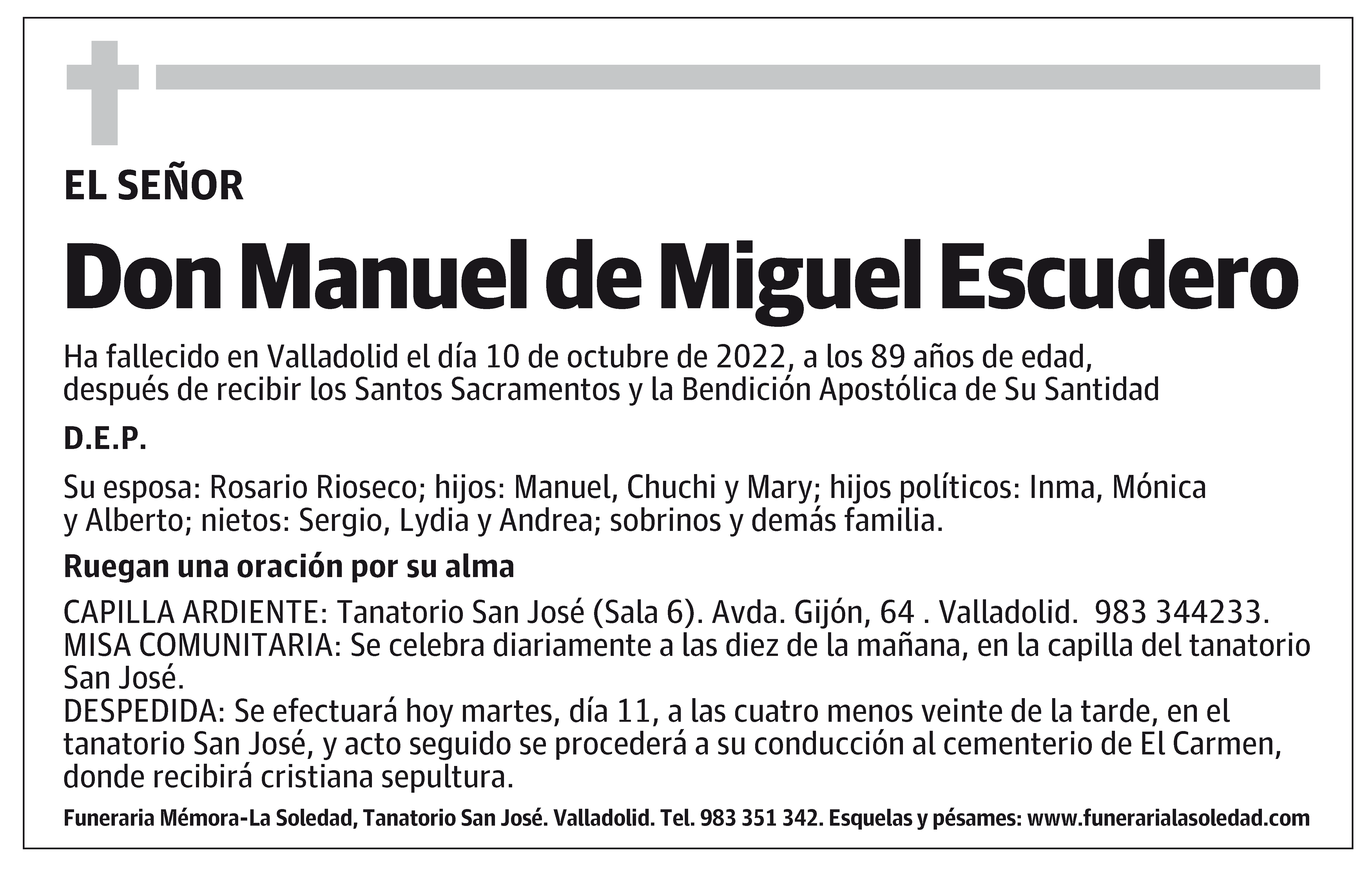 Manuel de Miguel Escudero