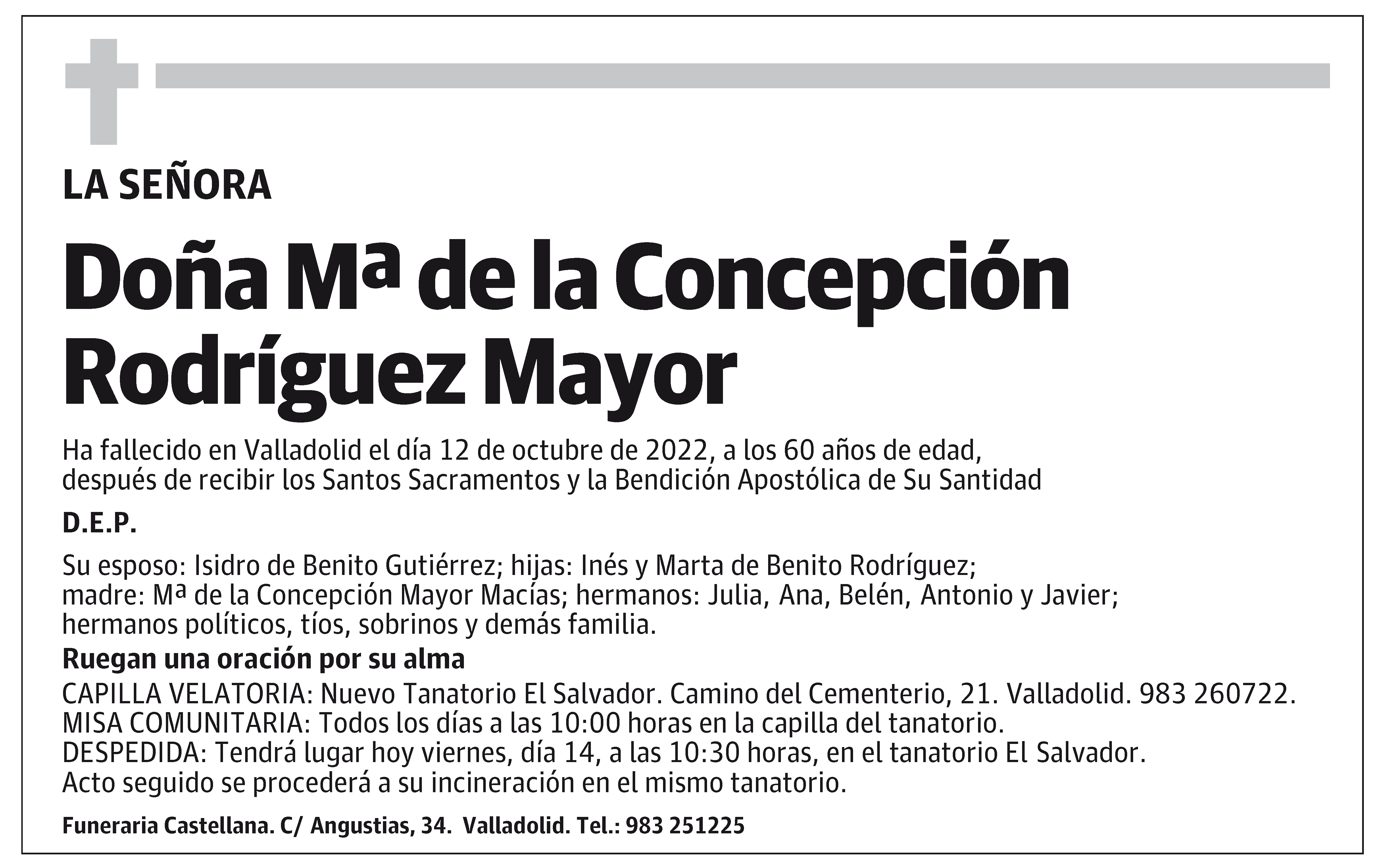 Mª de la Concepción Rodríguez Mayor