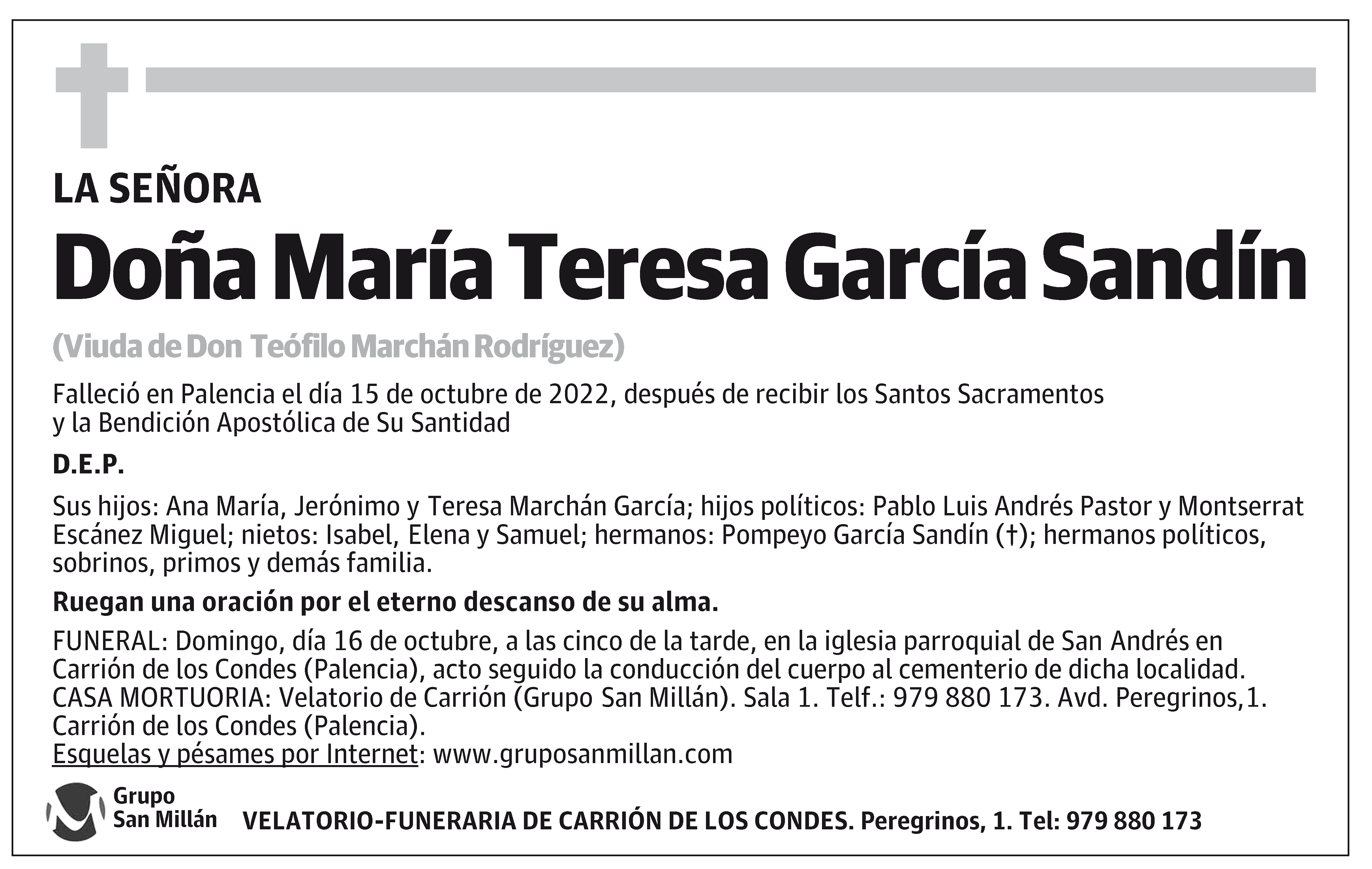 María Teresa García Sandín