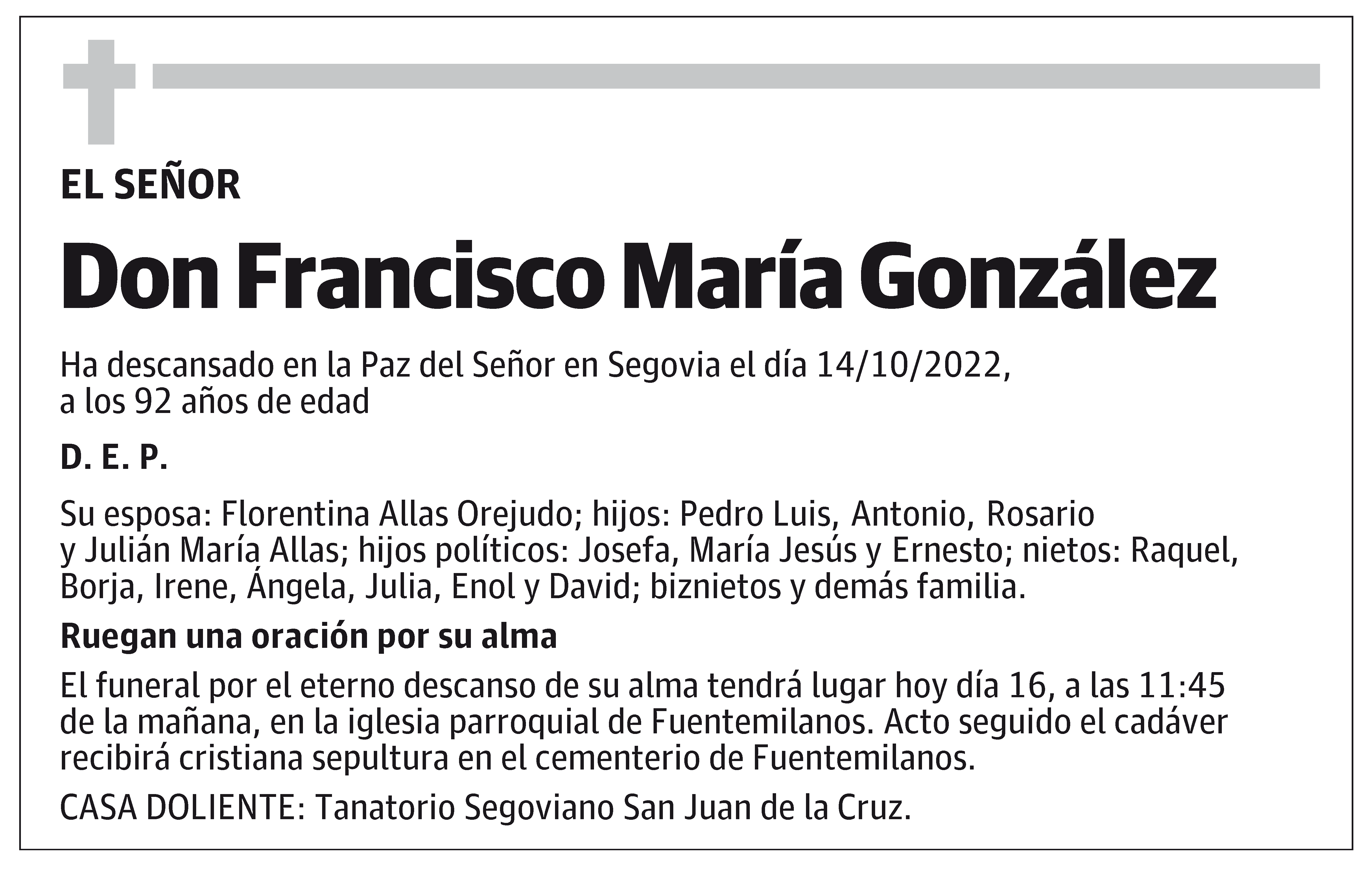 Francisco María González