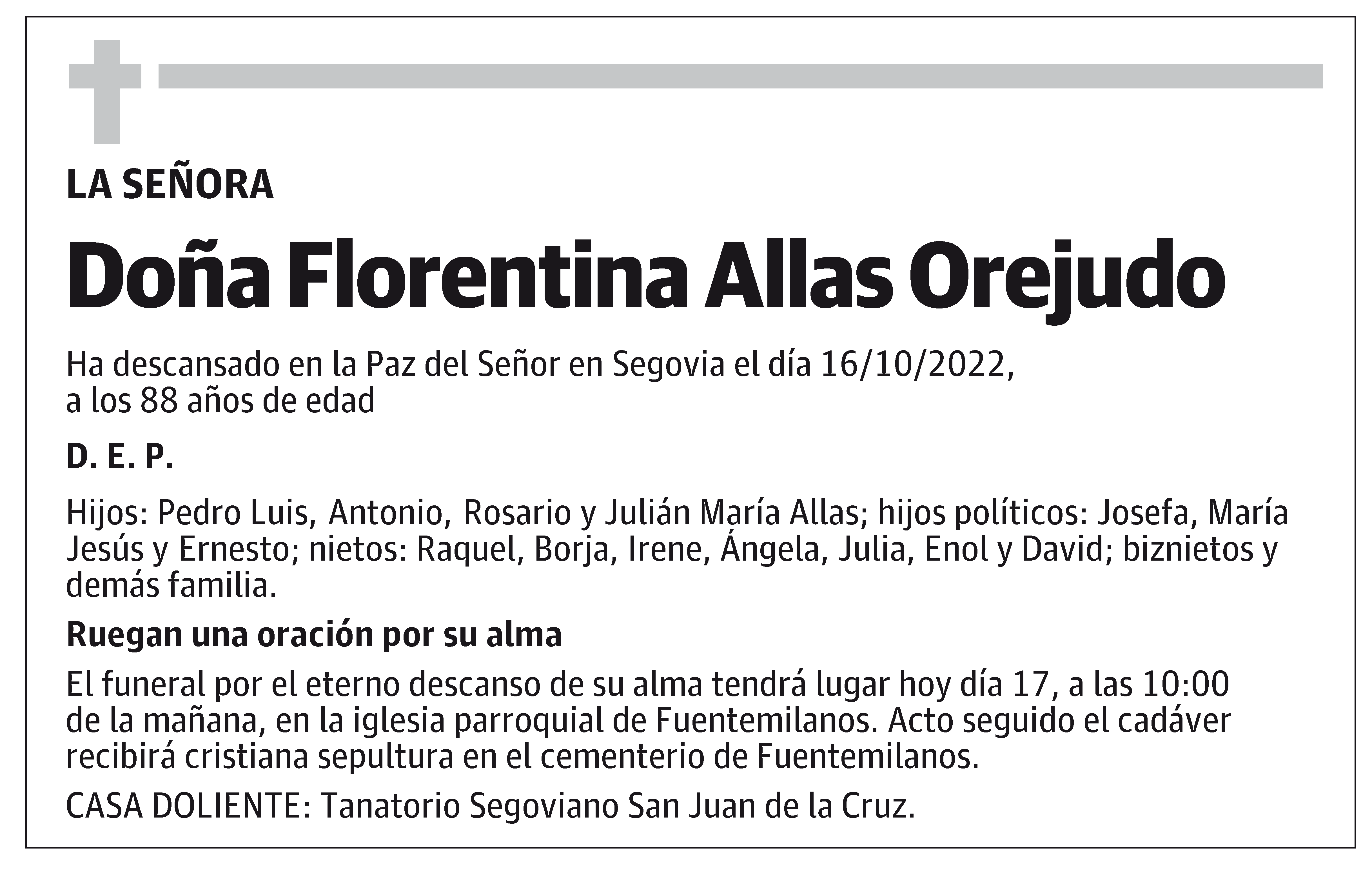 Florentina Allas Orejudo