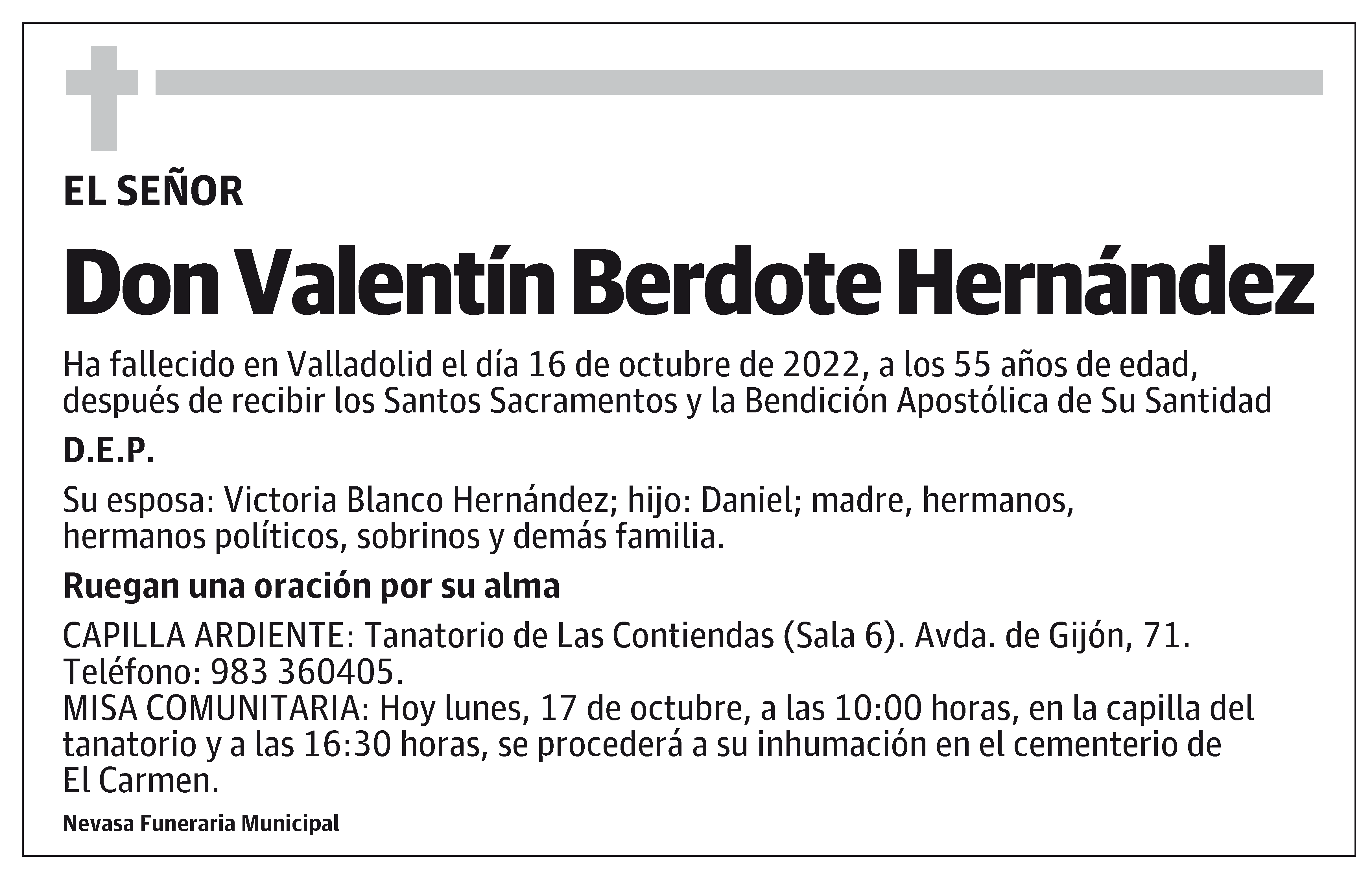 Valentín Berdote Hernández