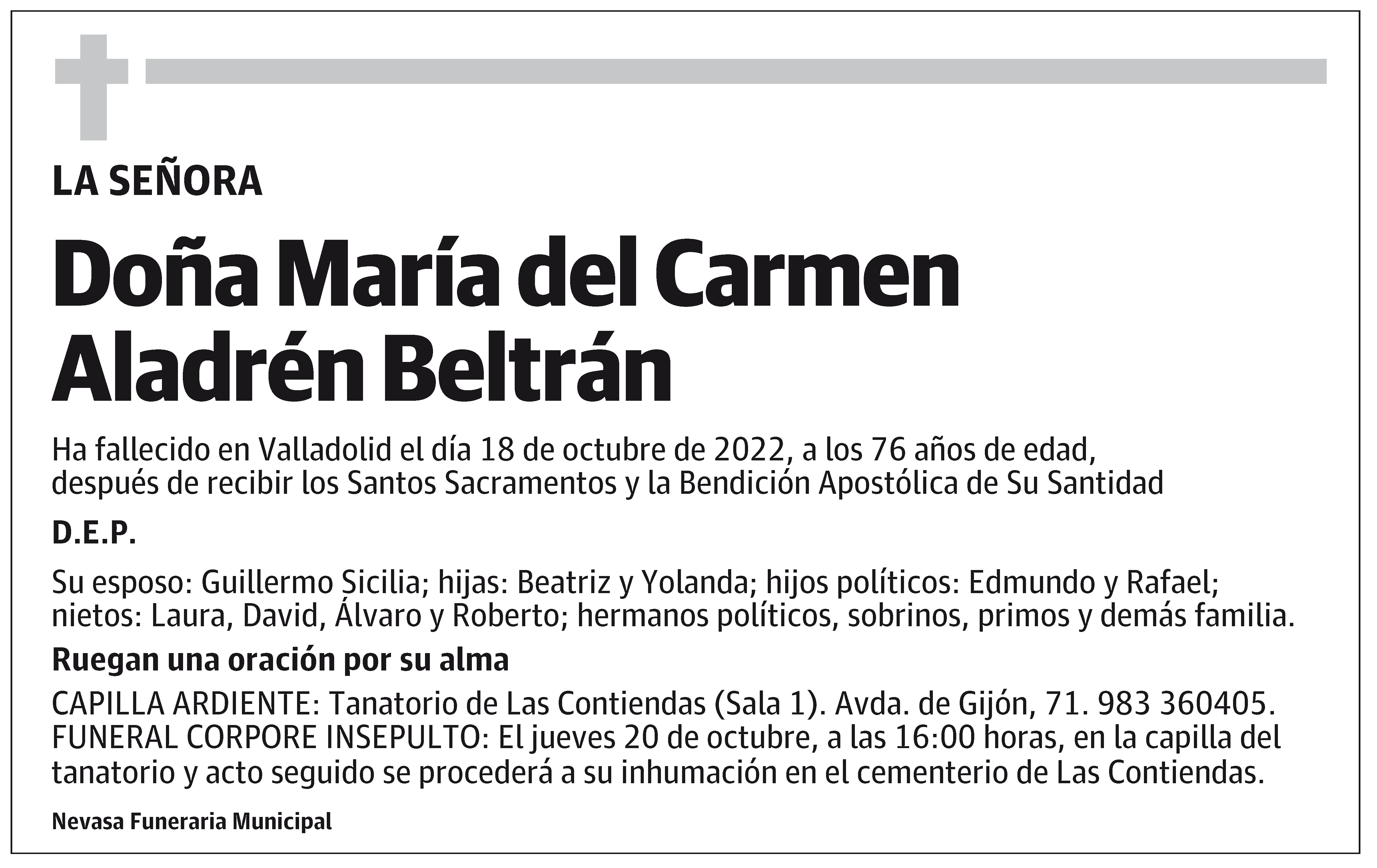 María del Carmen Aladrén Beltrán
