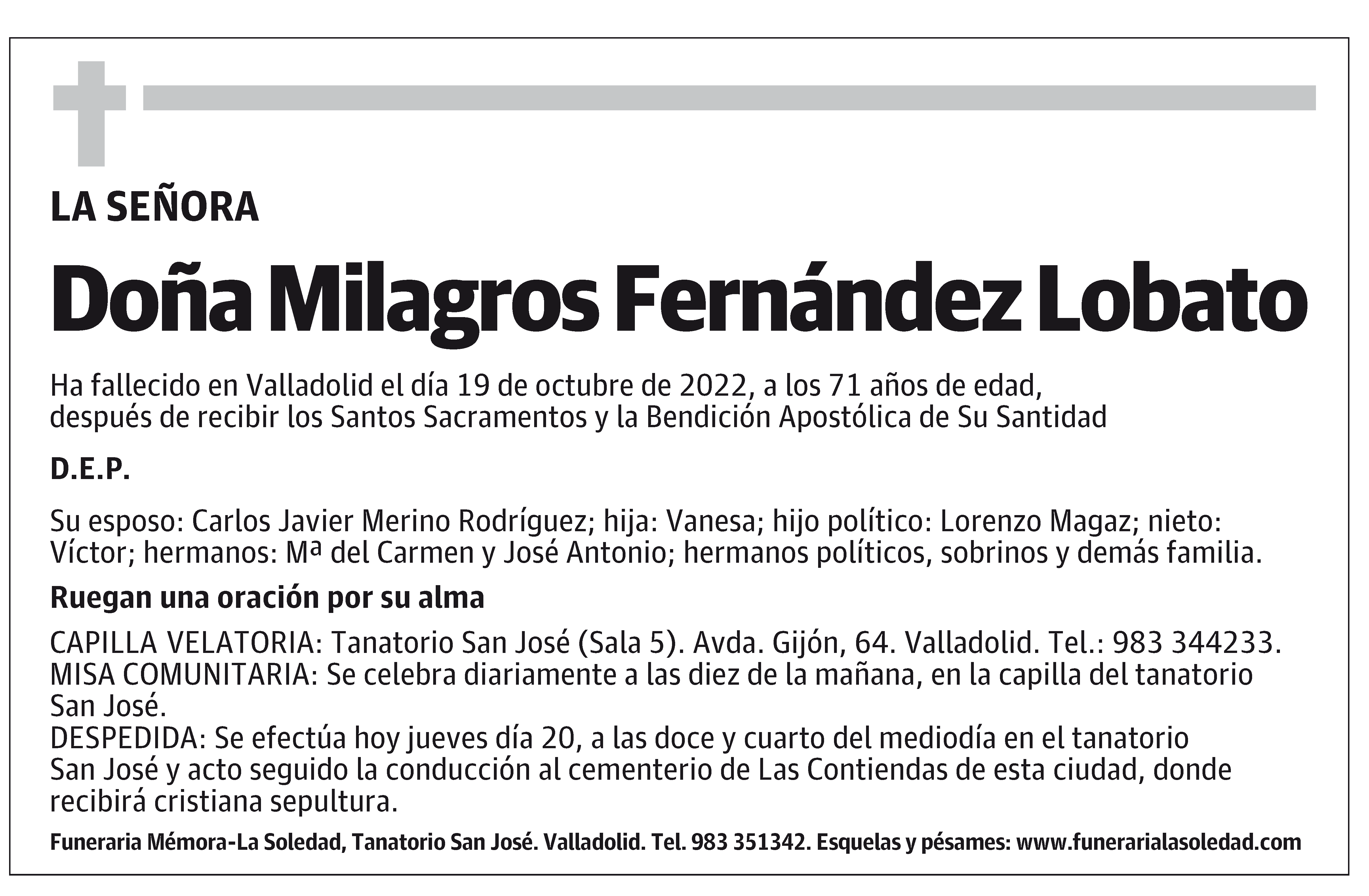 Milagros Fernández Lobato
