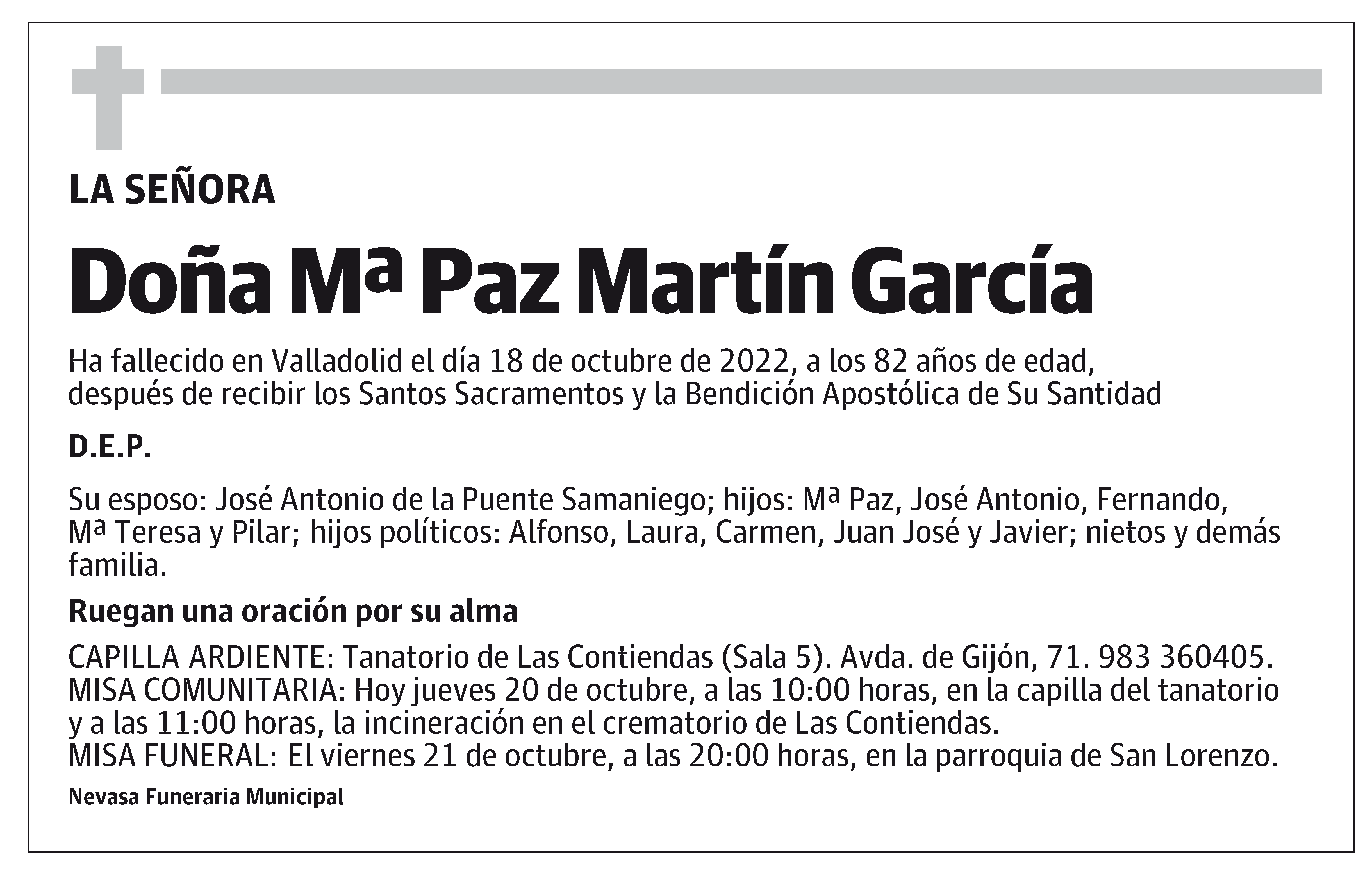 Mª Paz Martín García